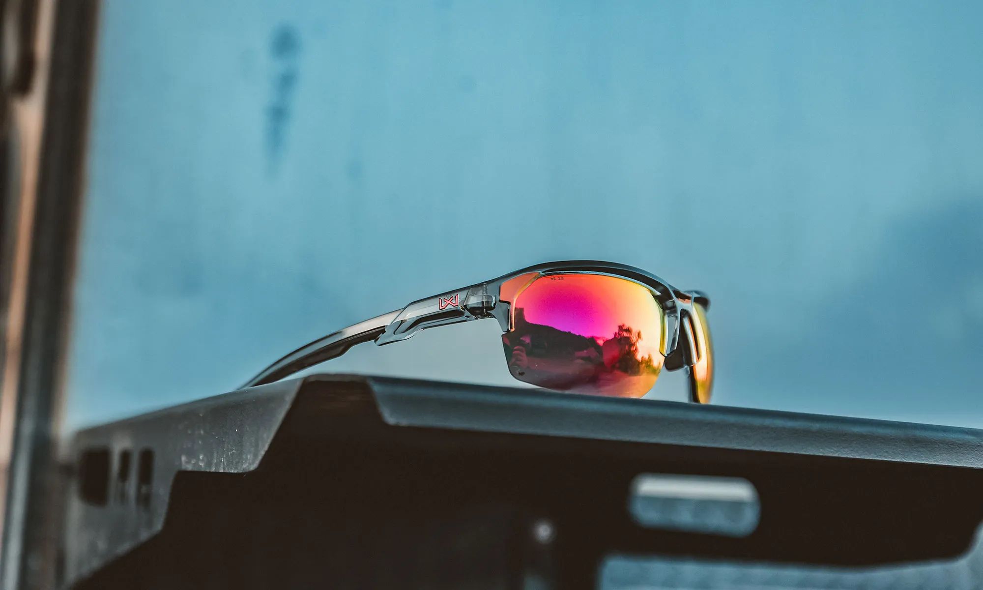 Okulary Wiley X WX JAKL - Captivate Red Mirror/Gloss Crystal Grey