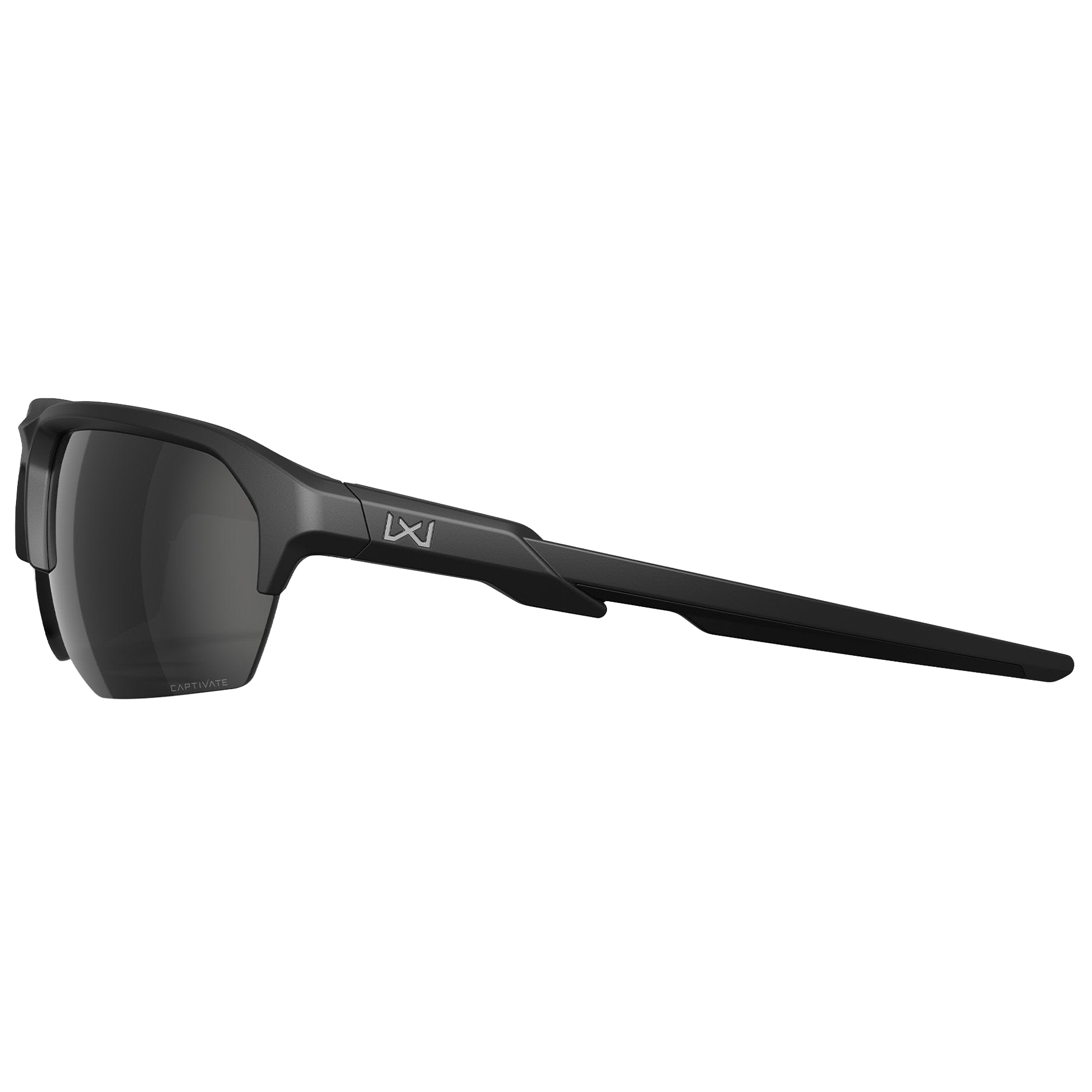 Okulary Wiley X WX JAKL - Captivate Polarized Black Mirror/Matte Black