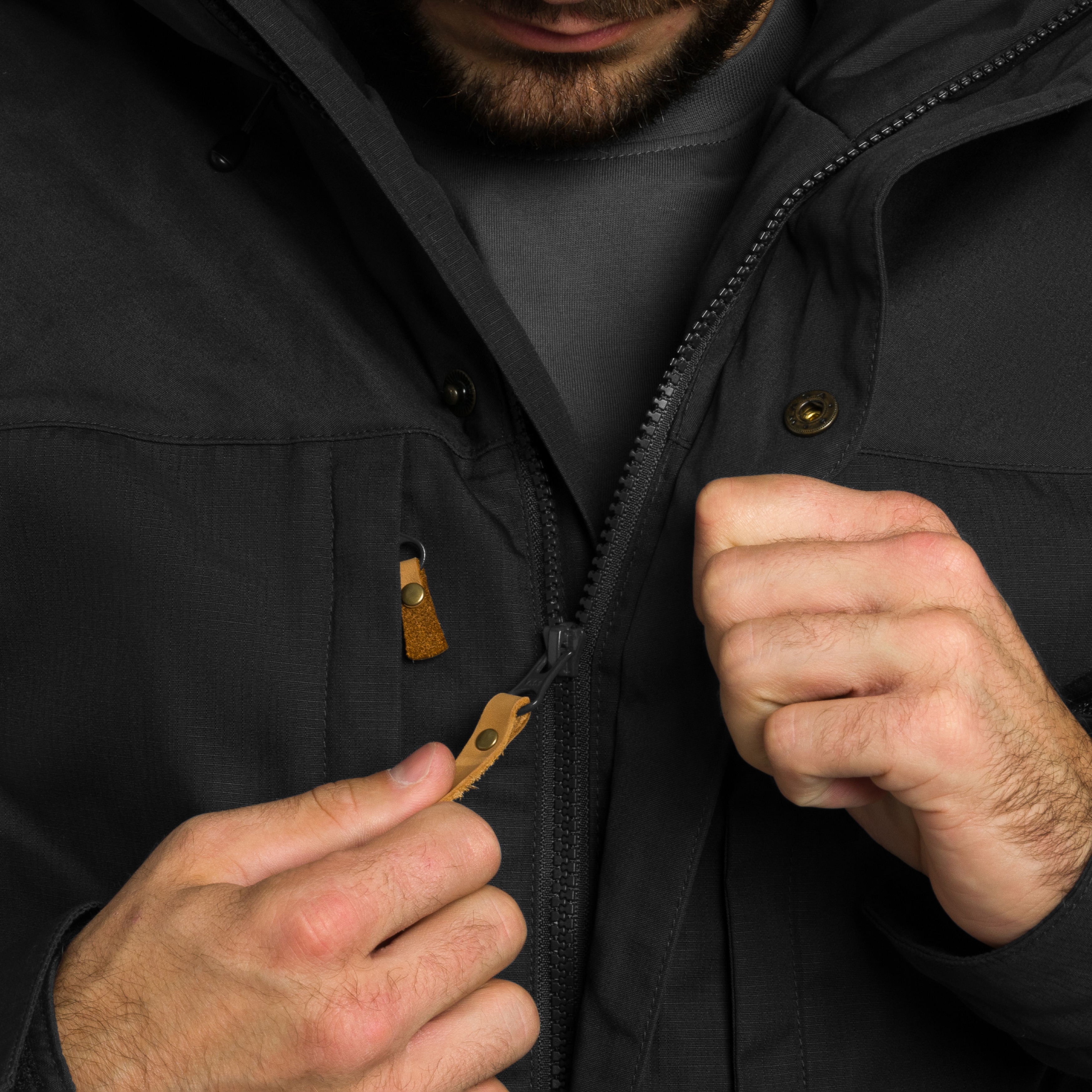 Kurtka Fjallraven Skogso Padded - Dark Grey