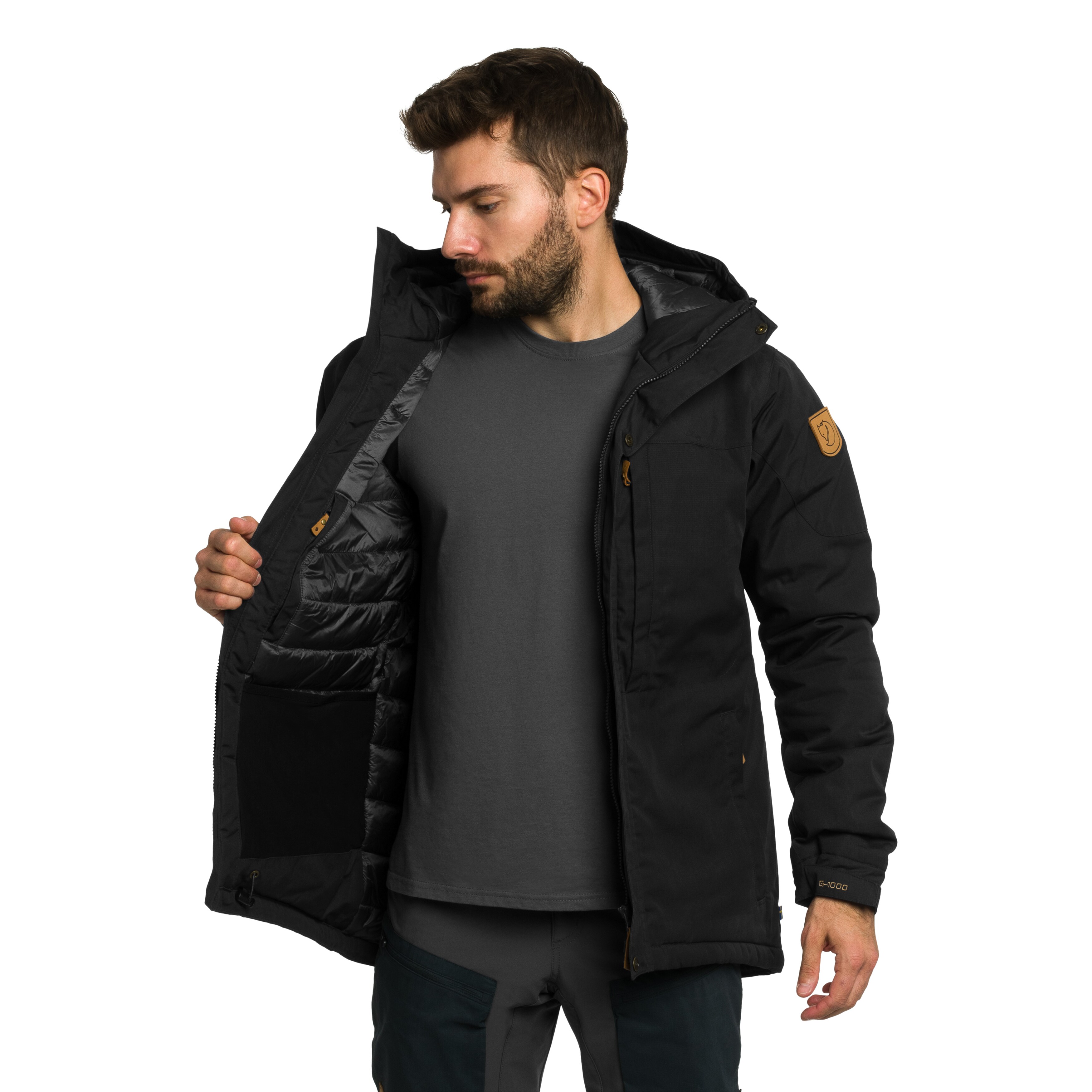 Kurtka Fjallraven Skogso Padded - Dark Grey