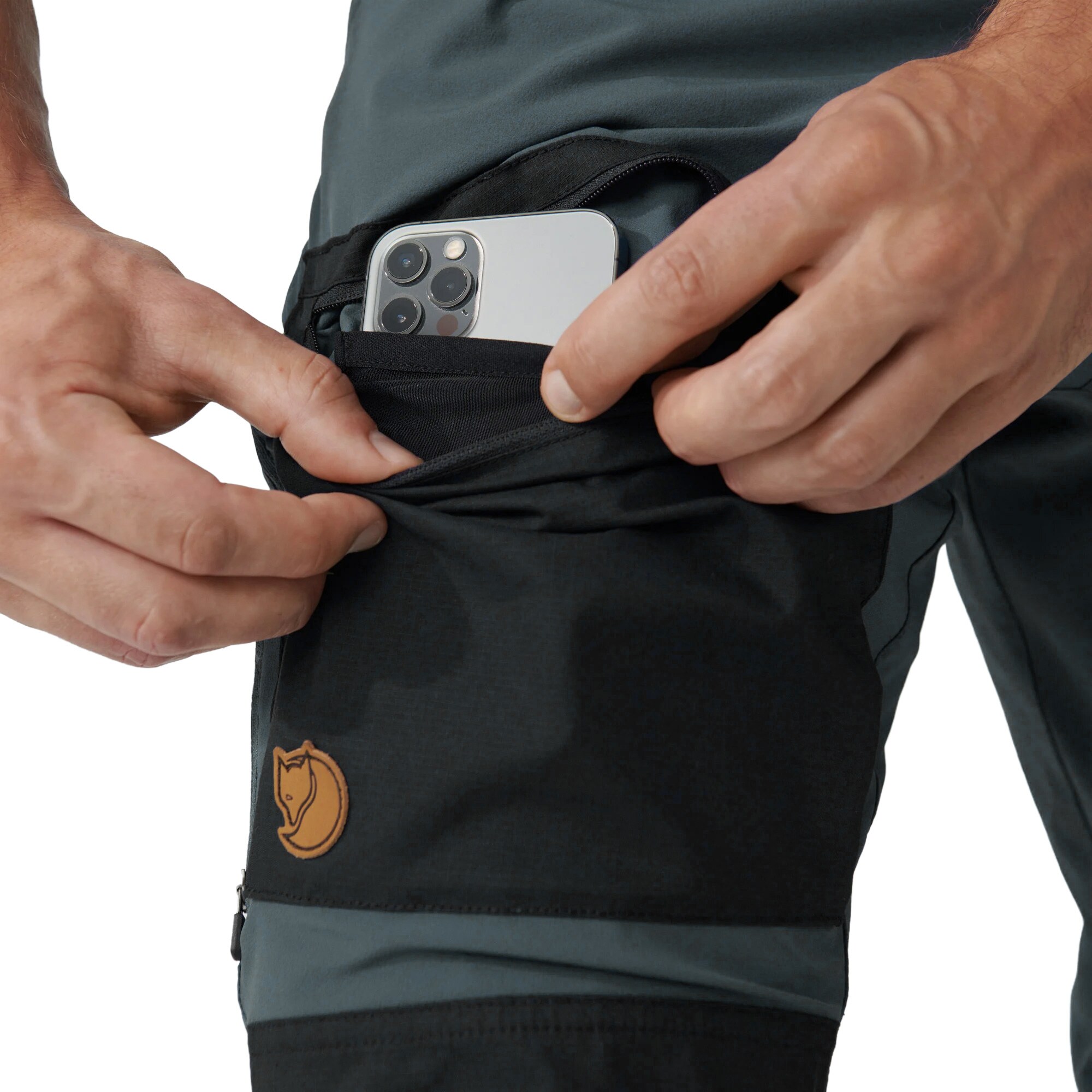 Spodnie Fjallraven Keb Agile - Basalt/Iron Grey