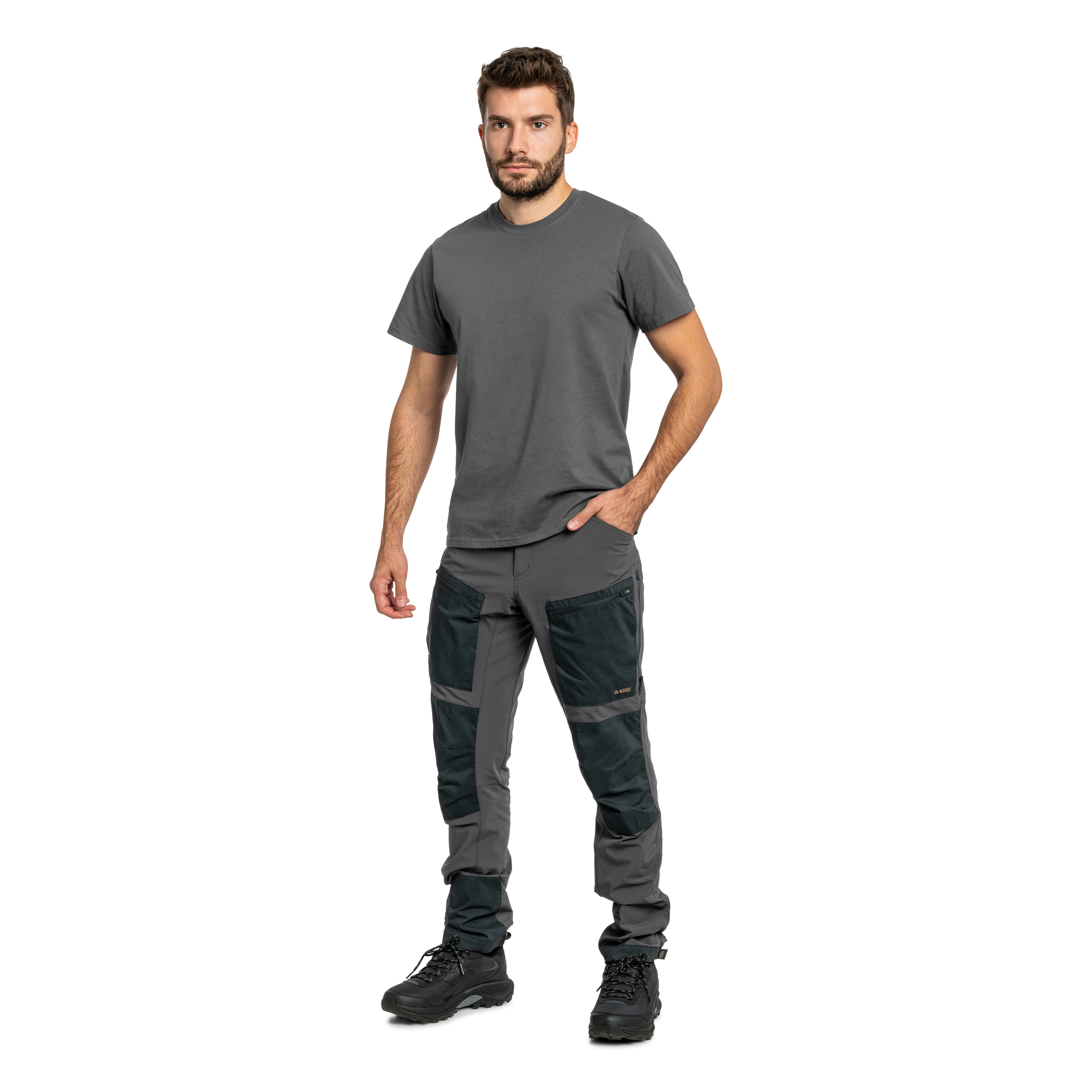 Spodnie Fjallraven Keb Agile - Basalt/Iron Grey