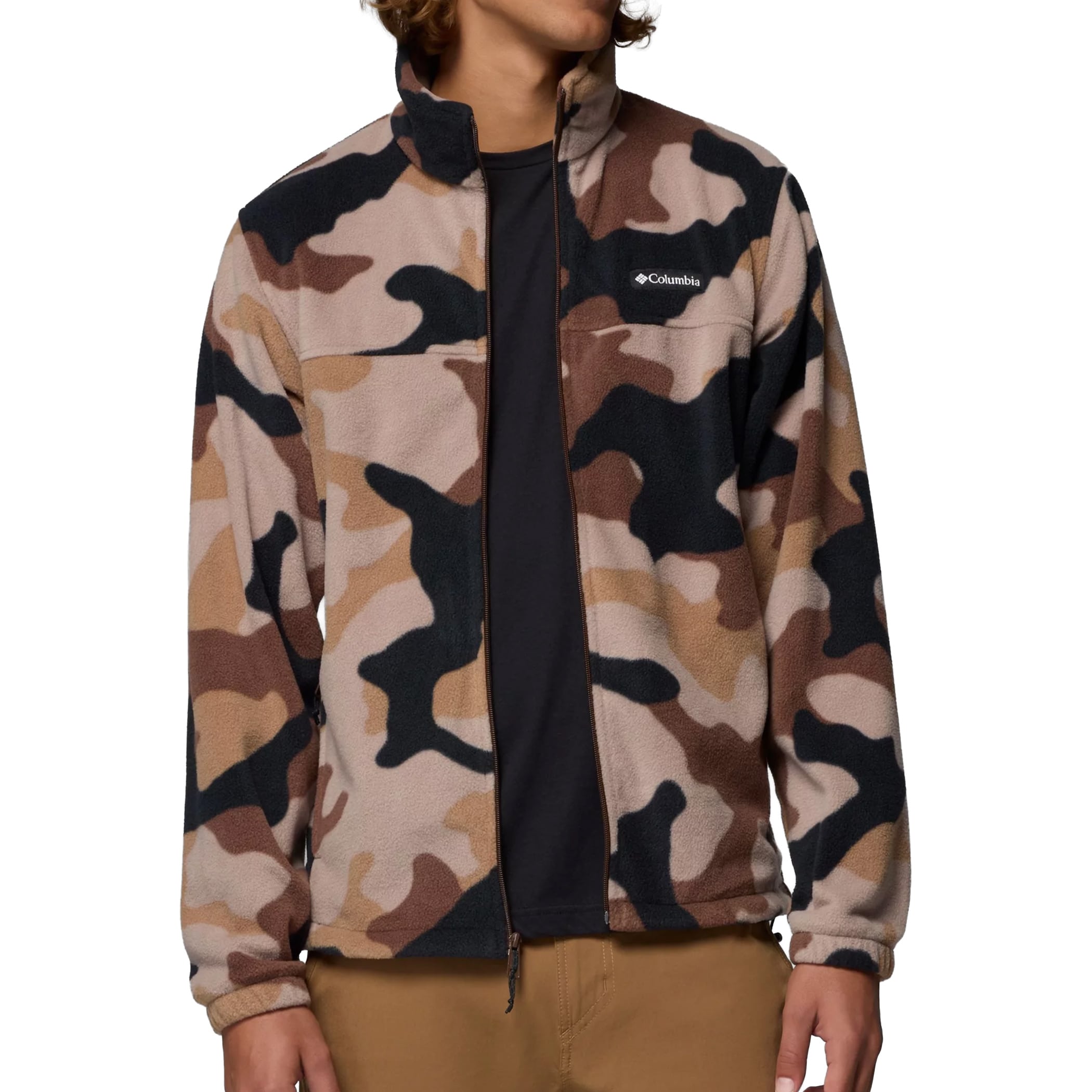Polar Columbia Steens Mountain Printed Jacket - Tobacco Mod Camo