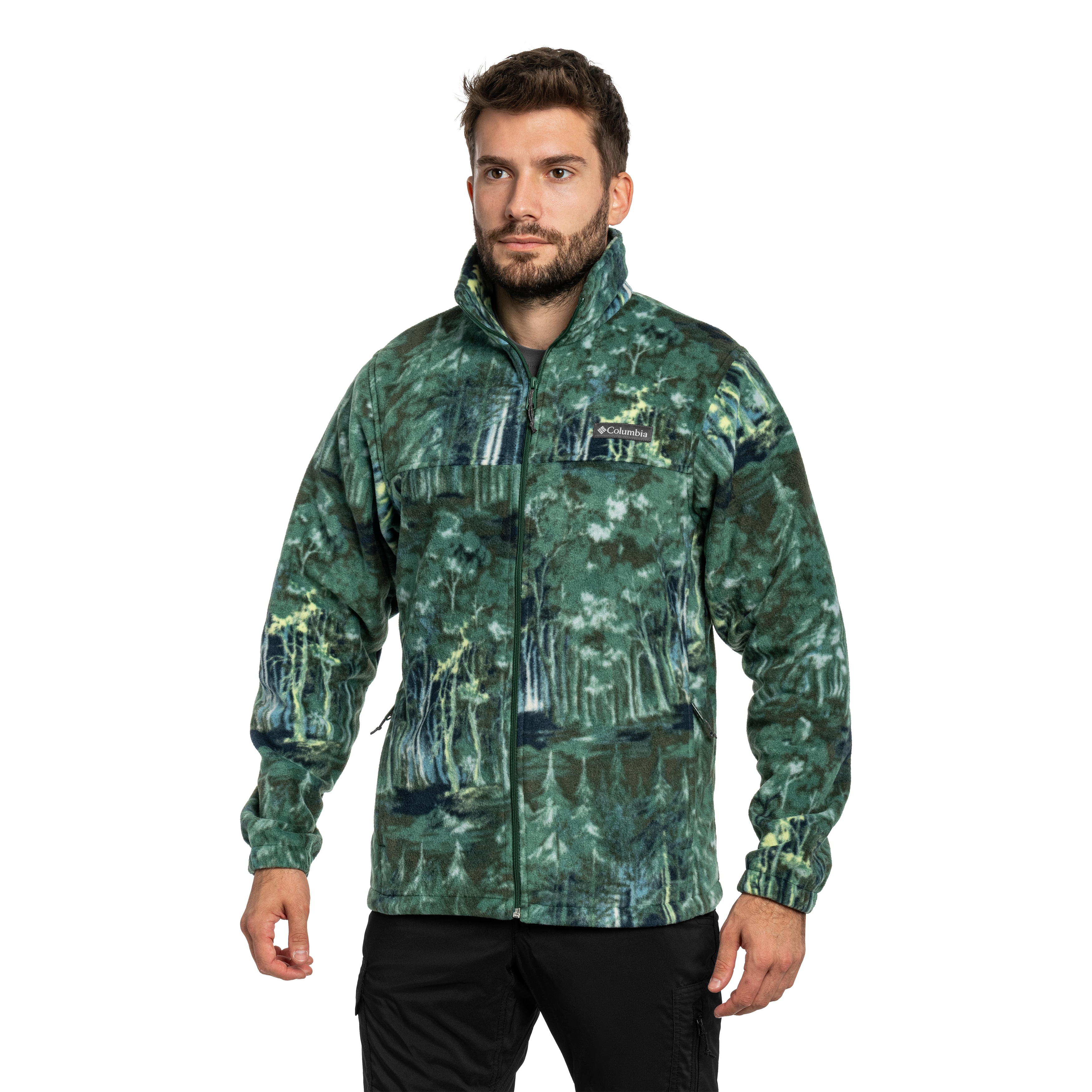 Polar Columbia Steens Mountain Printed Jacket - Rain Forest