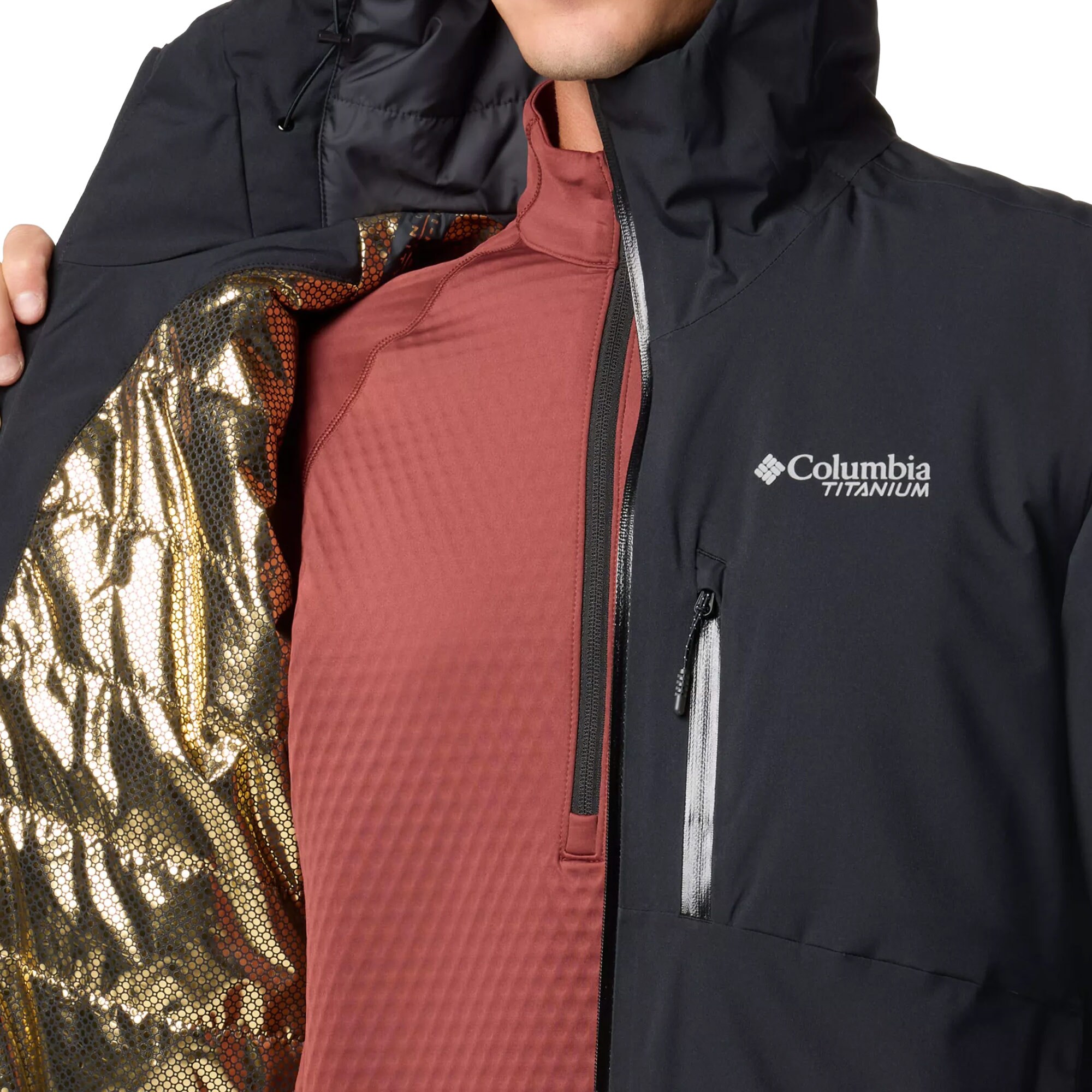 Kurtka Columbia Explorer's Edge Waterproof Insulated - Black