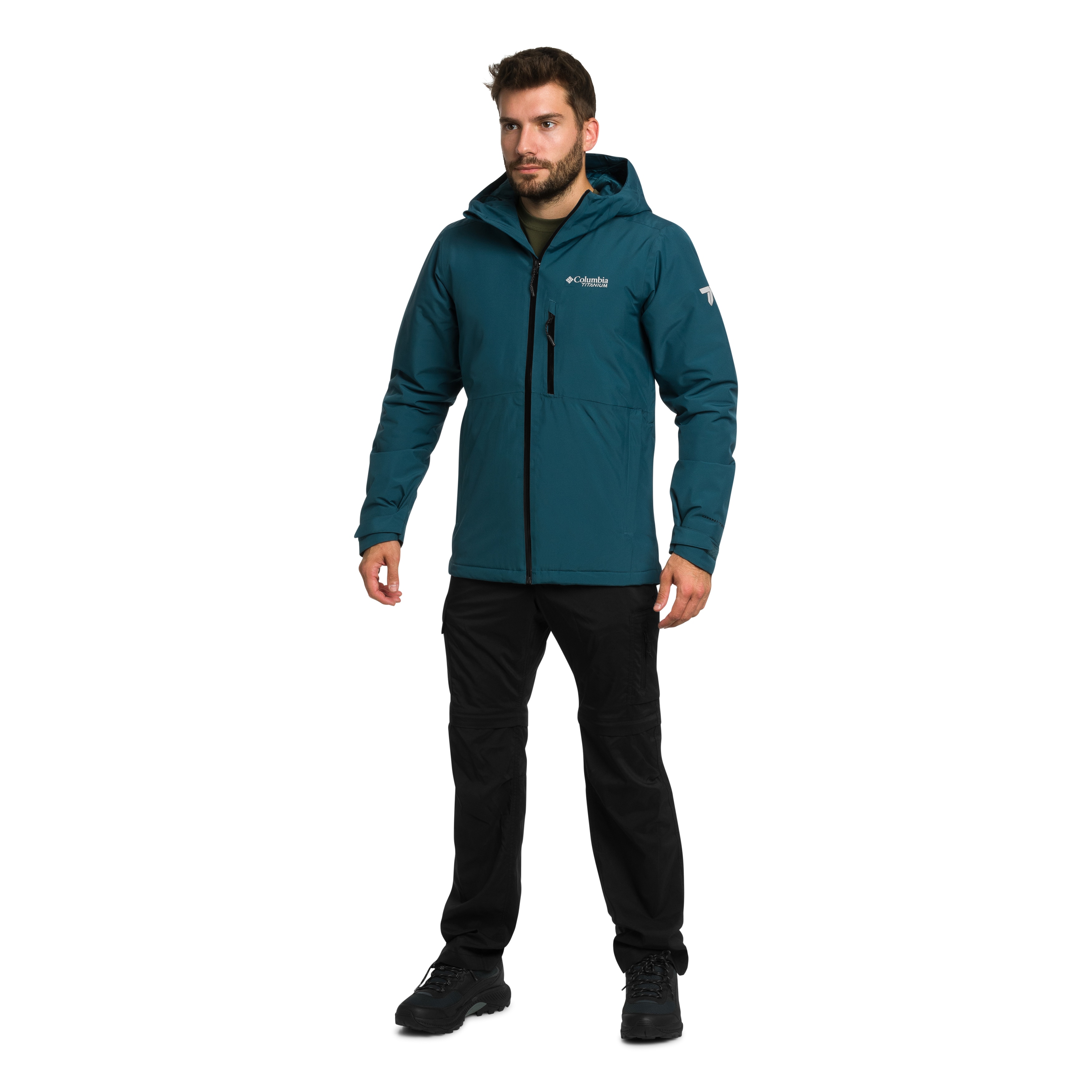 Kurtka Columbia Explorer's Edge Waterproof Insulated - Everblue