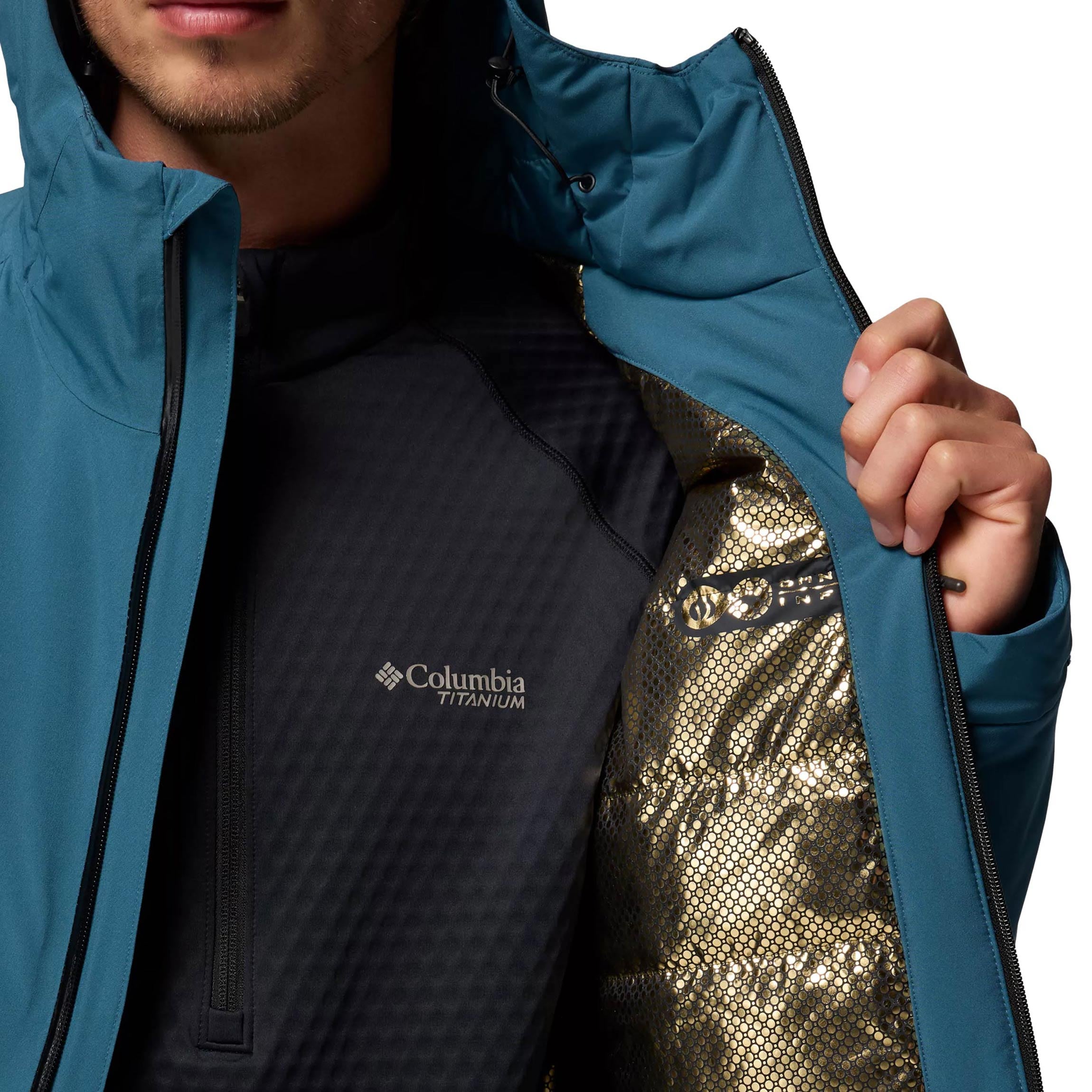 Kurtka Columbia Explorer's Edge Waterproof Insulated - Everblue