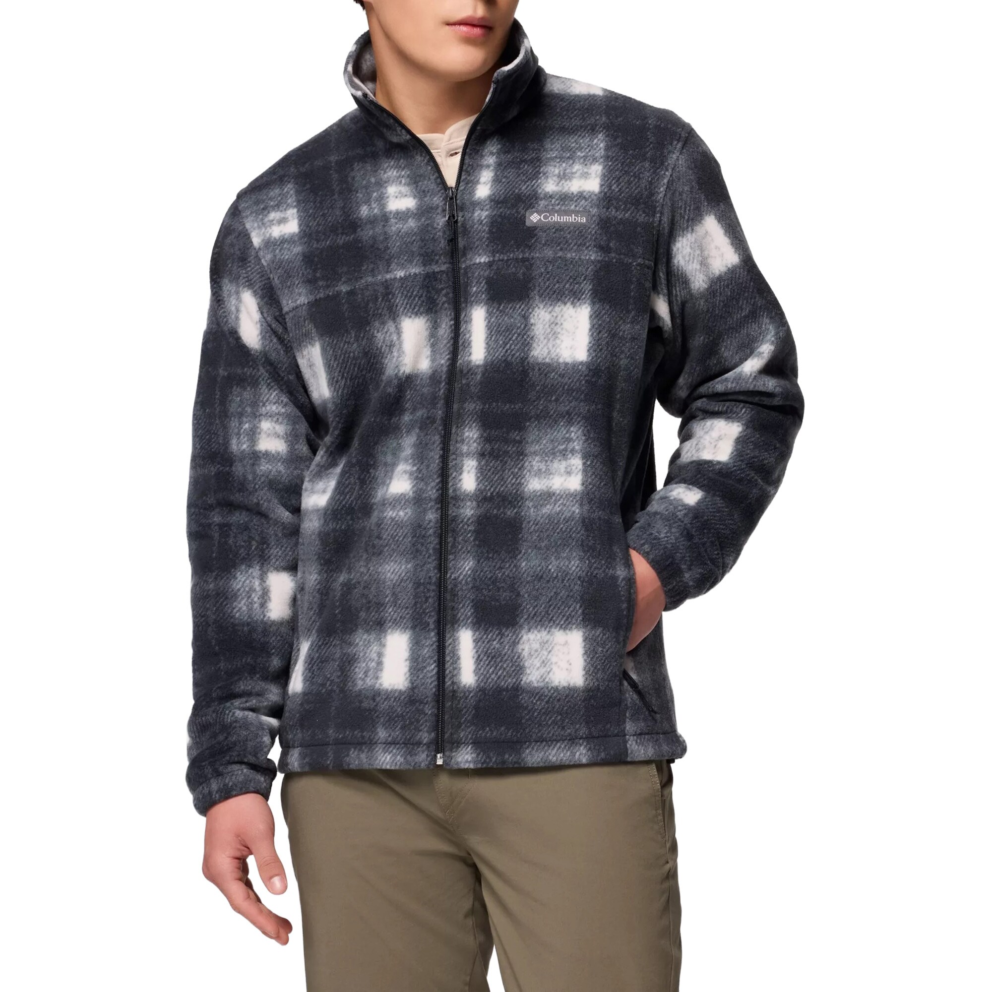 Флісова кофта Columbia Steens Mountain Printed Jacket - Chalk Omblur