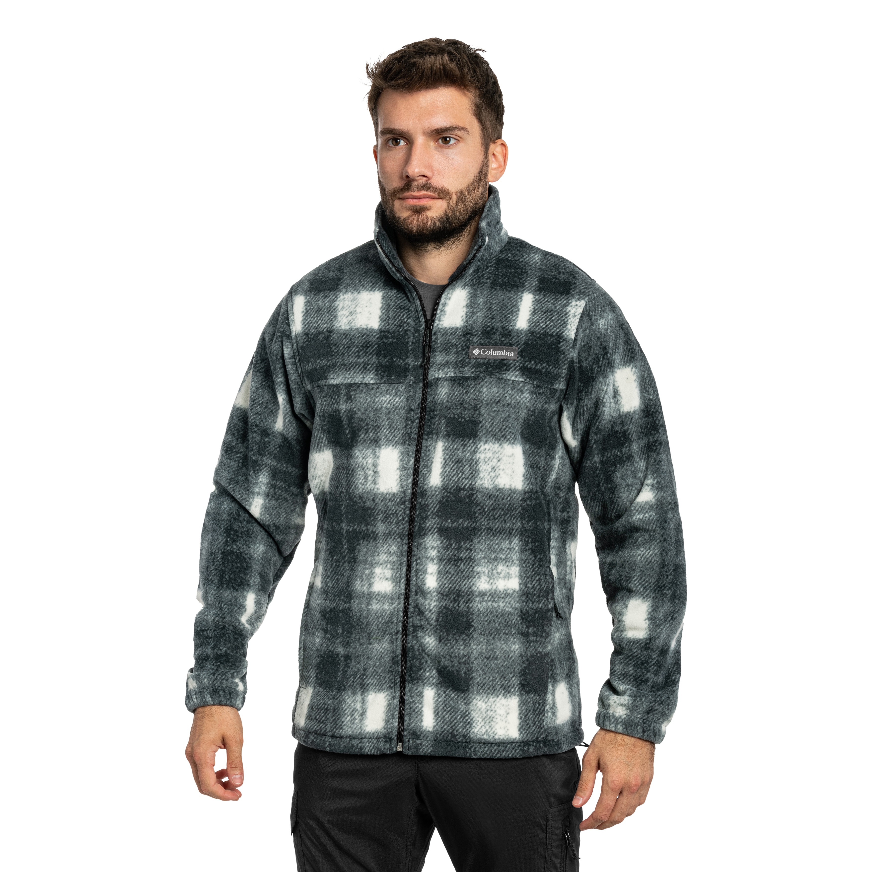 Polar Columbia Steens Mountain Printed Jacket - Chalk Omblur