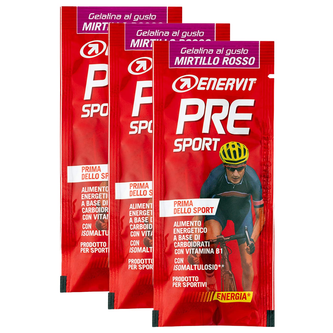 Galaretka energetyczna Enervit Sport Pre Sport Żurawina - 3 szt.