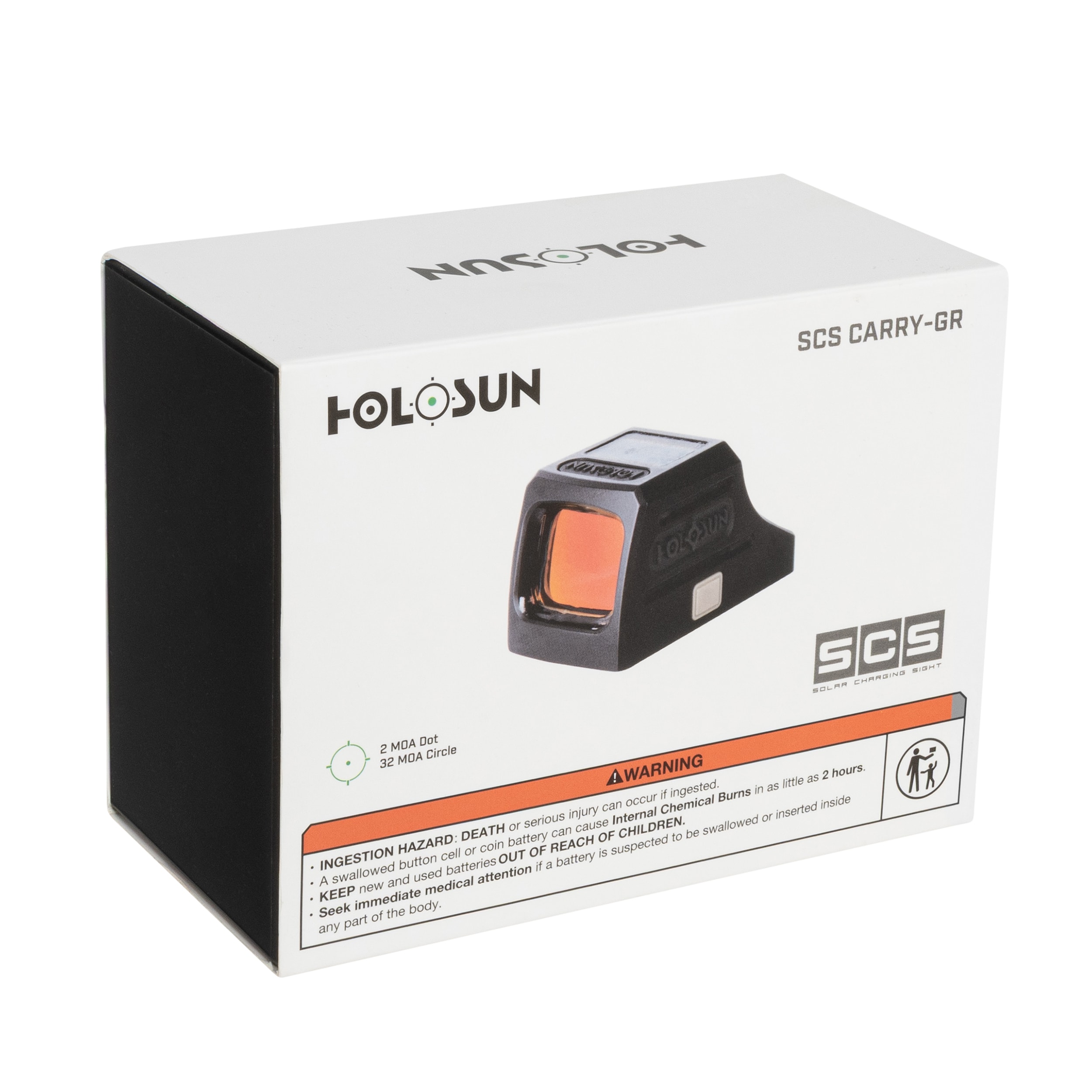 Kolimator Holosun Carry RMSc Green Dot - Solar Panel