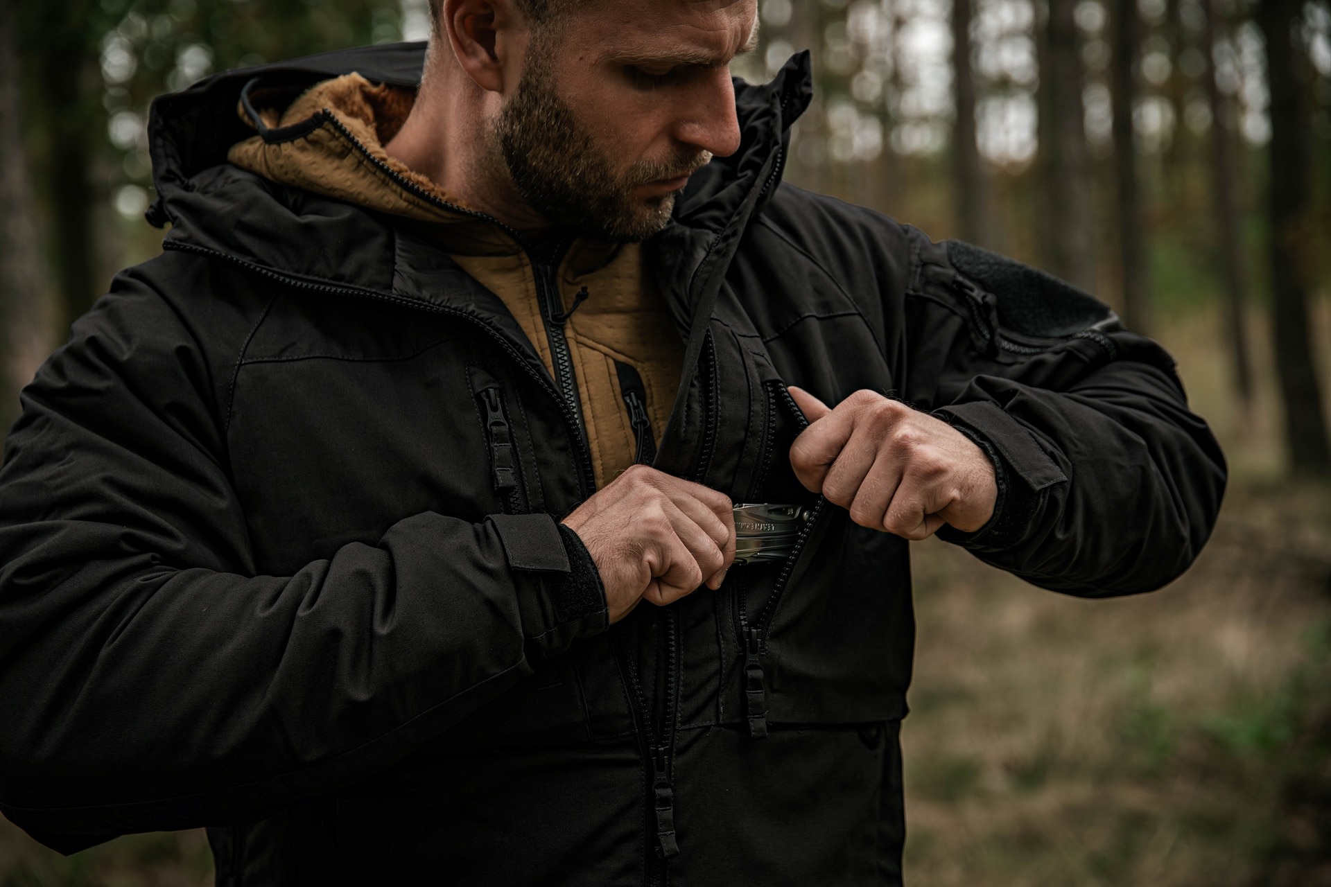 Kurtka Helikon-Tex Winter Yukon Duracanvas - Black