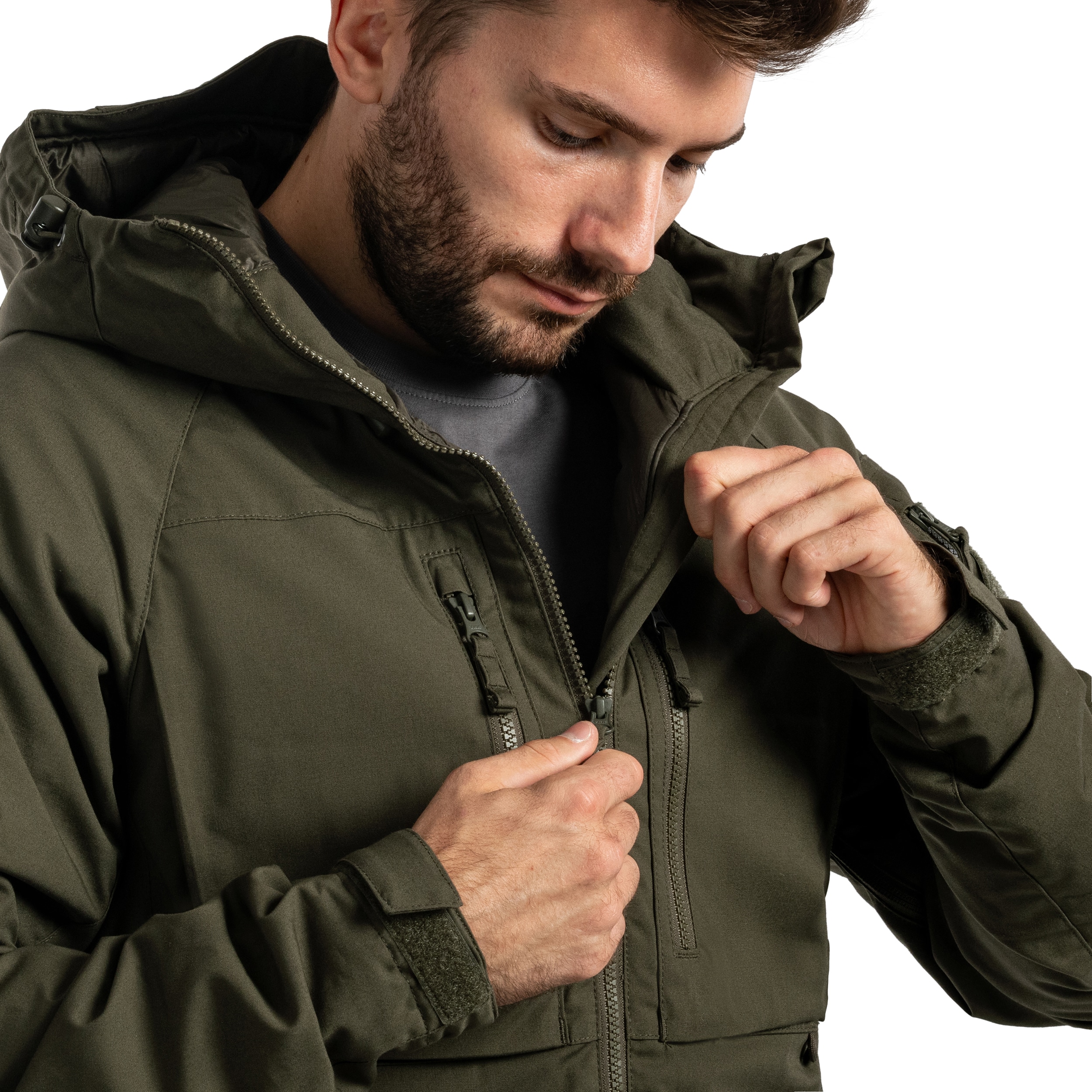 Kurtka Helikon-Tex Winter Yukon Duracanvas - Taiga Green