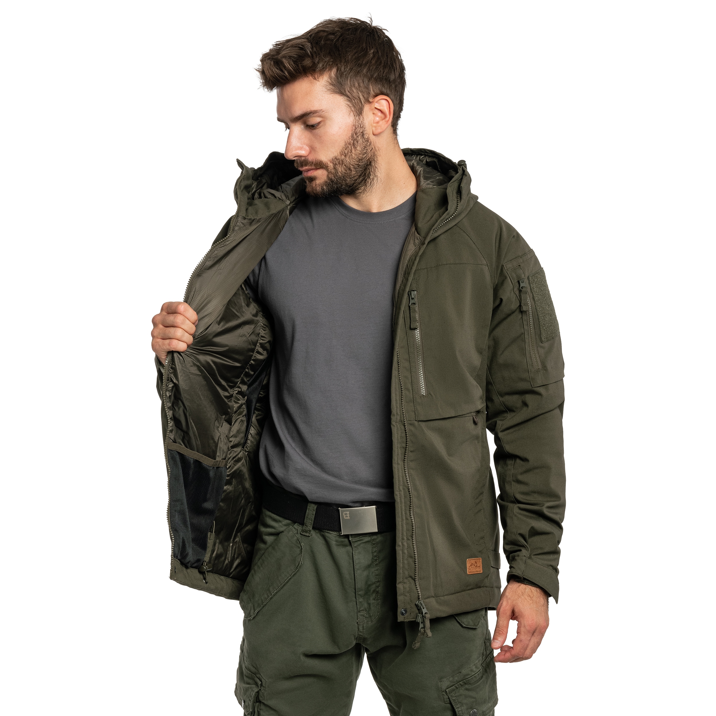 Kurtka Helikon-Tex Winter Yukon Duracanvas - Taiga Green
