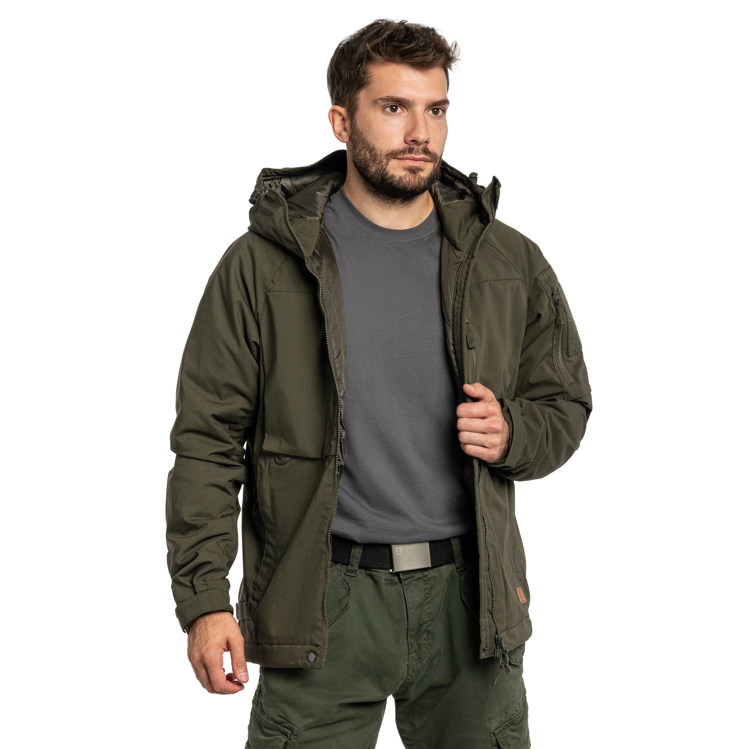 Kurtka Helikon-Tex Winter Yukon Duracanvas - Taiga Green