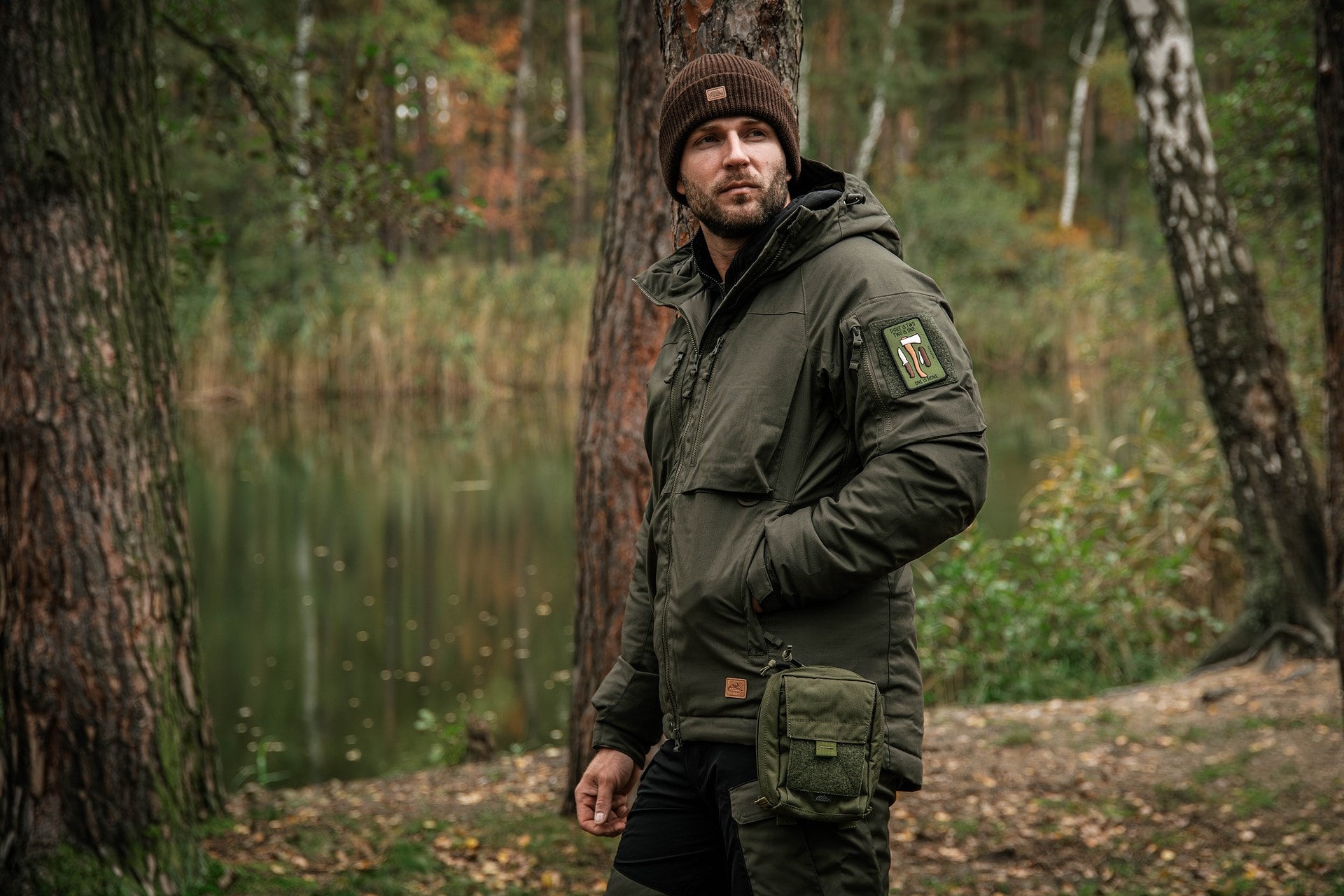 Kurtka Helikon-Tex Winter Yukon Duracanvas - Taiga Green