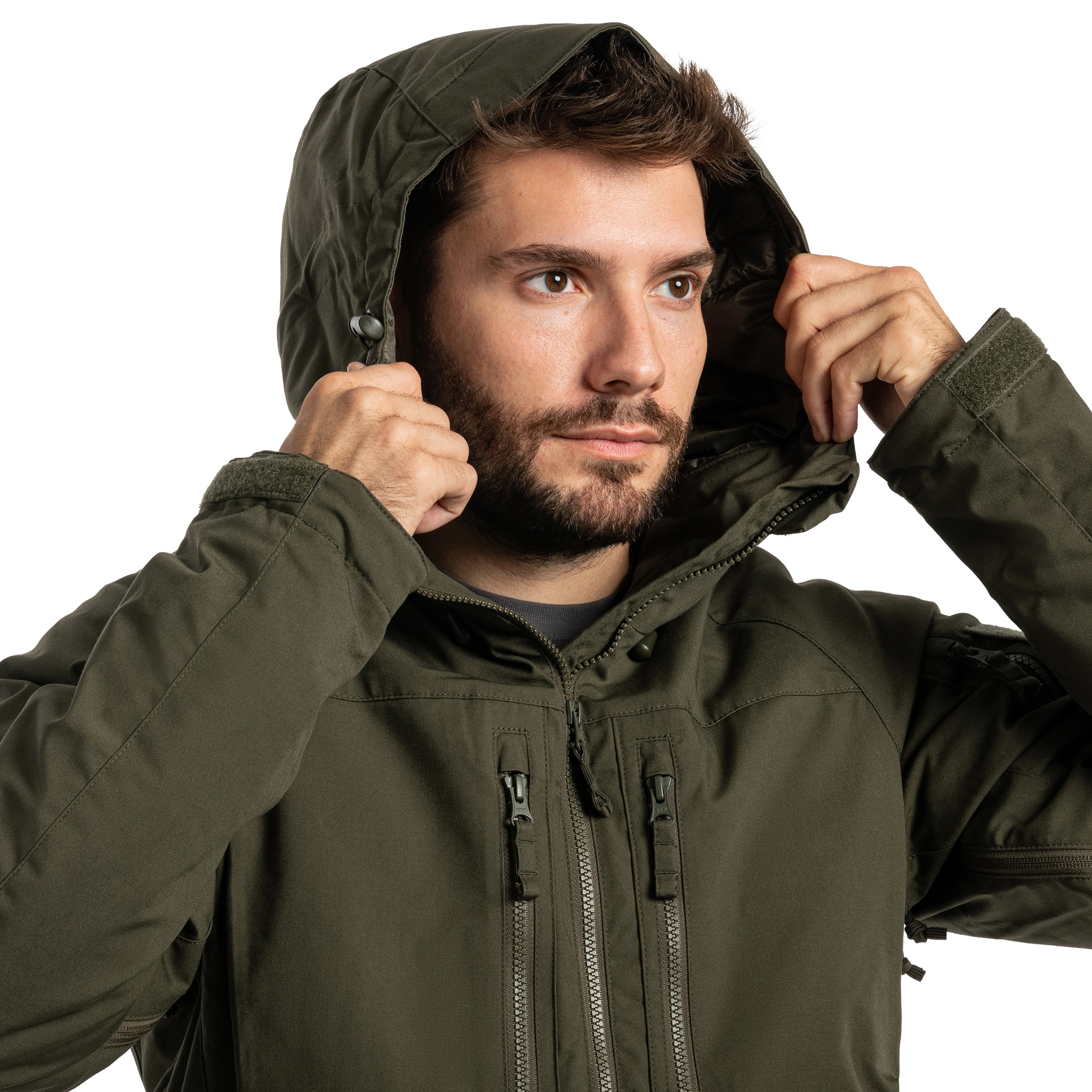 Kurtka Helikon Winter Yukon Duracanvas - Taiga Green