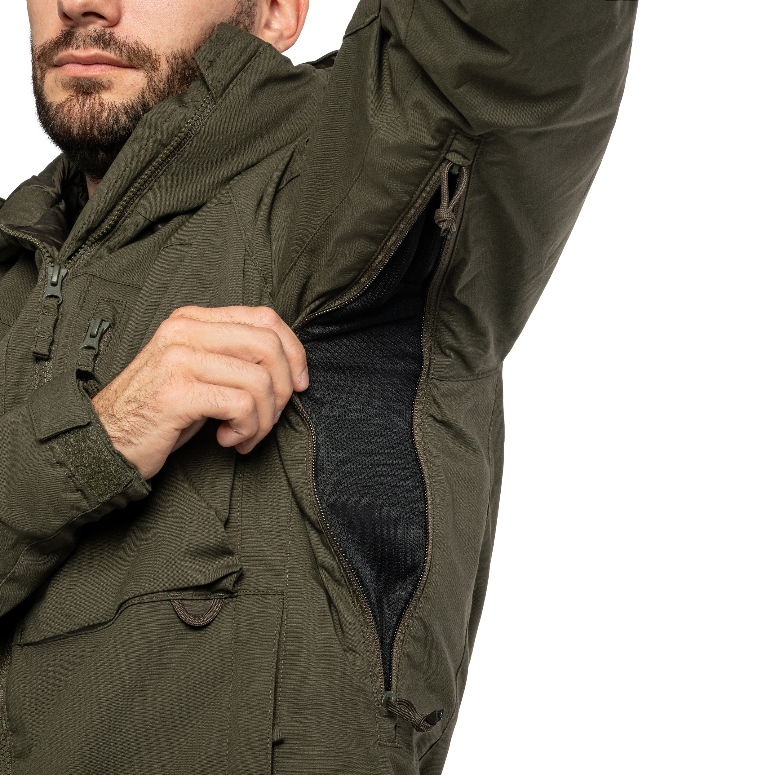 Kurtka Helikon Winter Yukon Duracanvas - Taiga Green