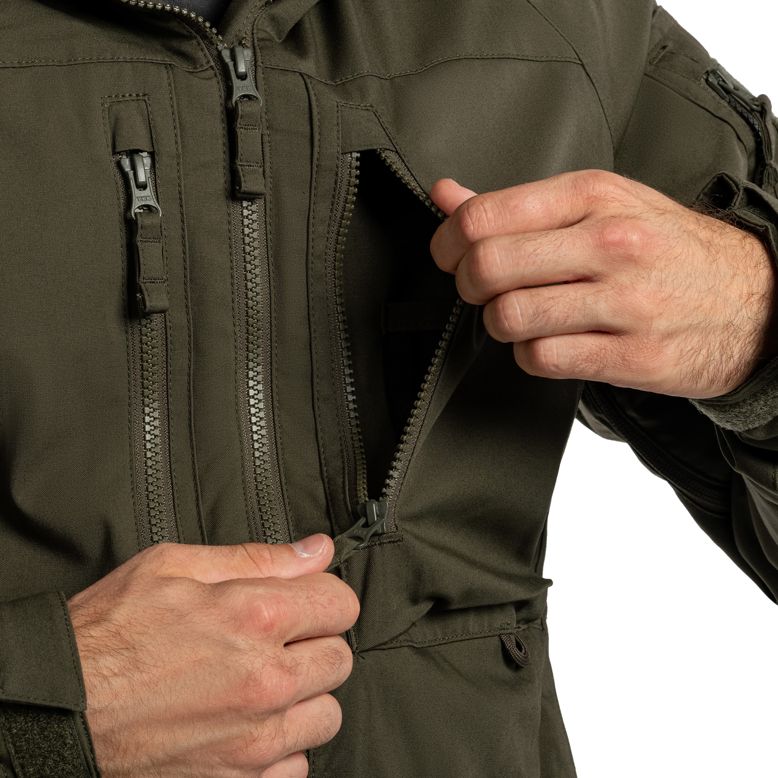 Kurtka Helikon Winter Yukon Duracanvas - Taiga Green