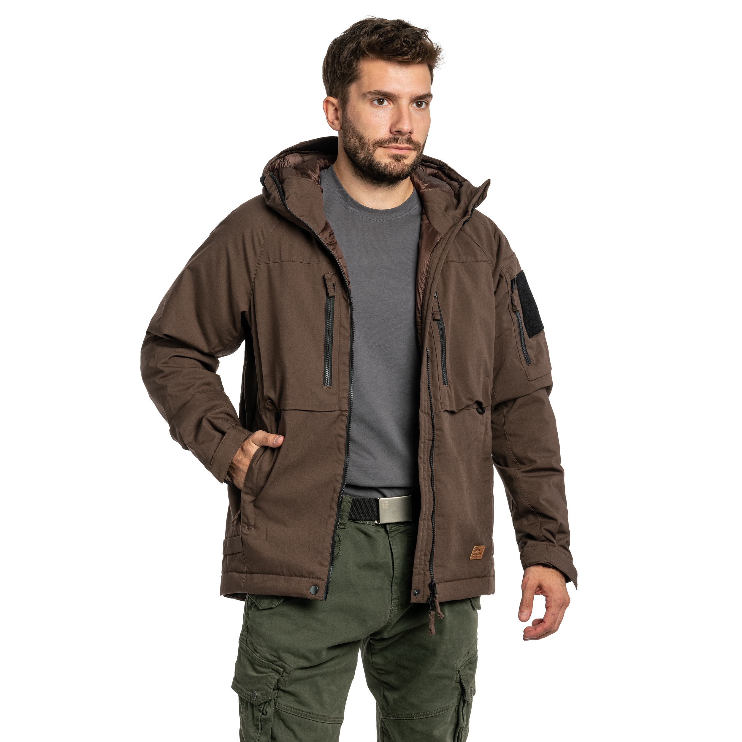 Kurtka Helikon-Tex Winter Yukon Duracanvas - Earth Brown