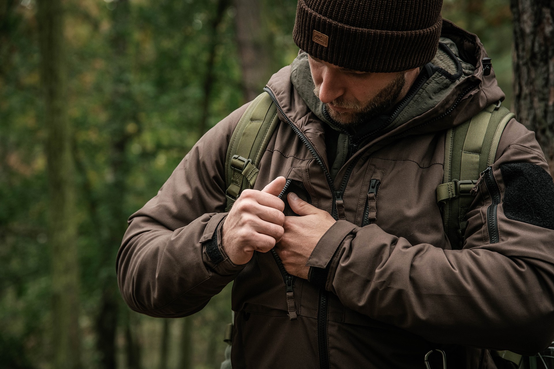 Kurtka Helikon-Tex Winter Yukon Duracanvas - Earth Brown