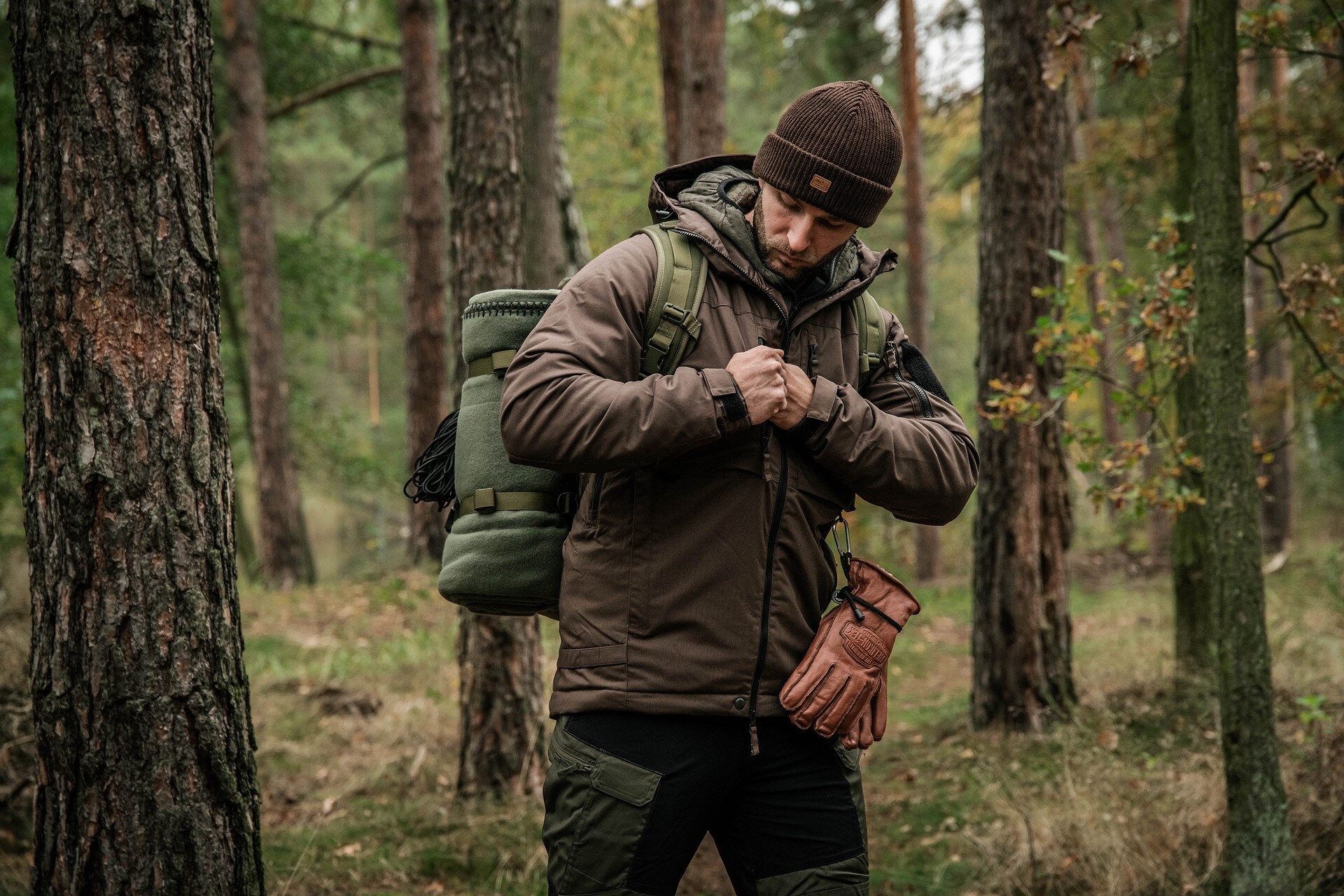 Kurtka Helikon-Tex Winter Yukon Duracanvas - Earth Brown