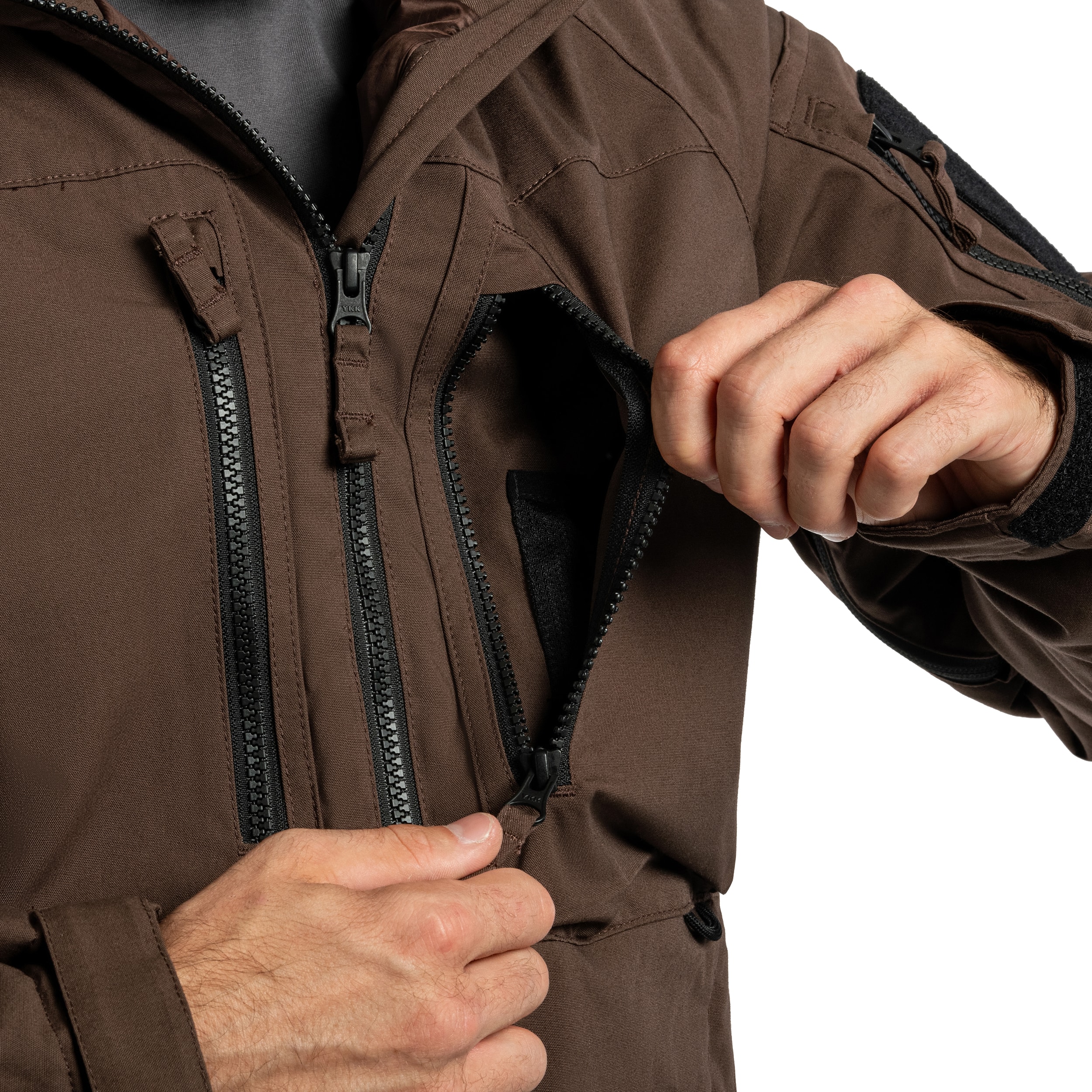 Kurtka Helikon Winter Yukon Duracanvas - Earth Brown