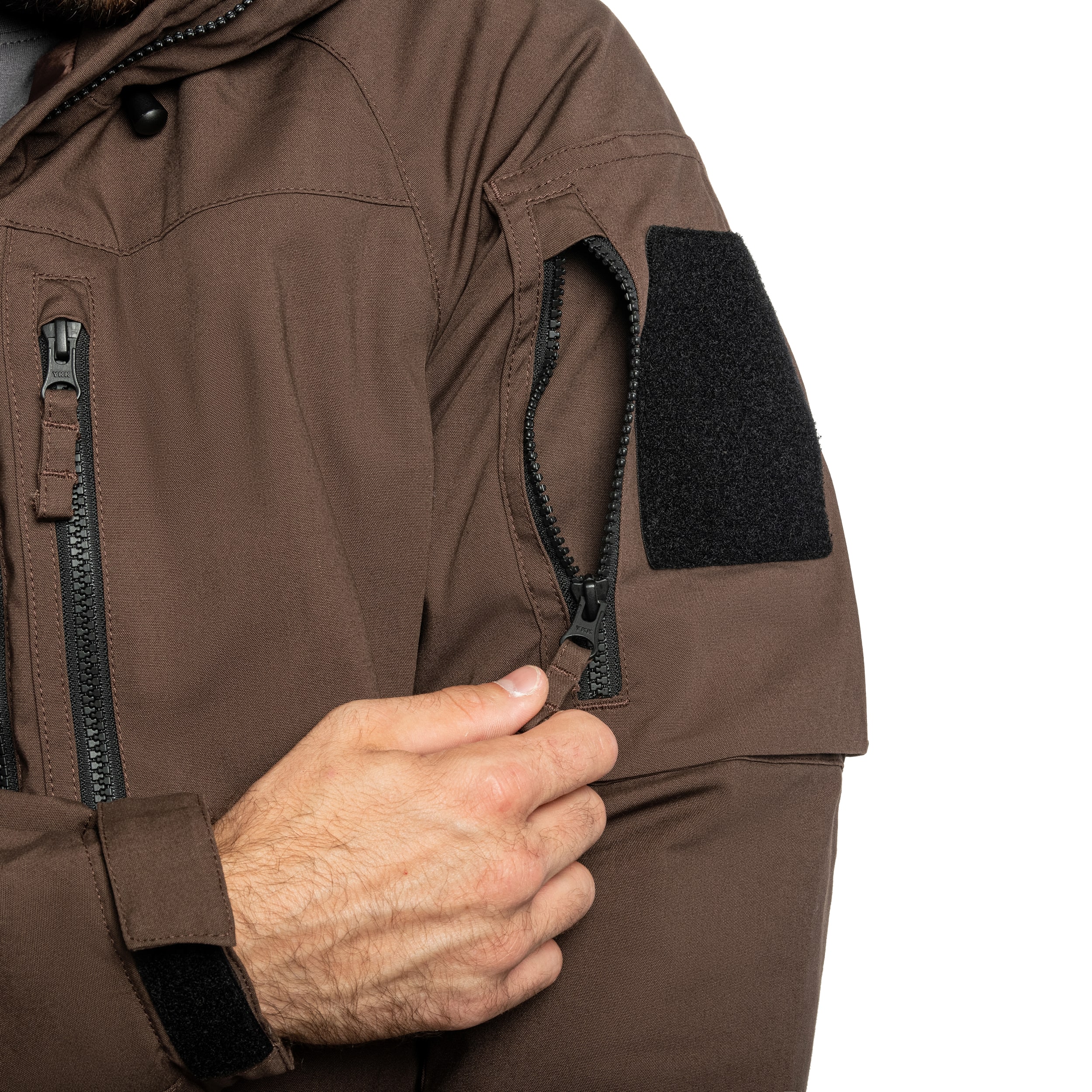 Kurtka Helikon Winter Yukon Duracanvas - Earth Brown