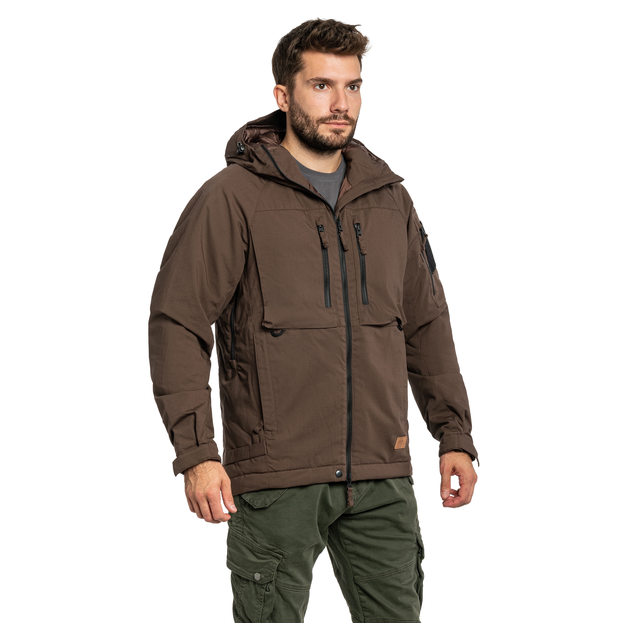 Kurtka Helikon Winter Yukon Duracanvas - Earth Brown