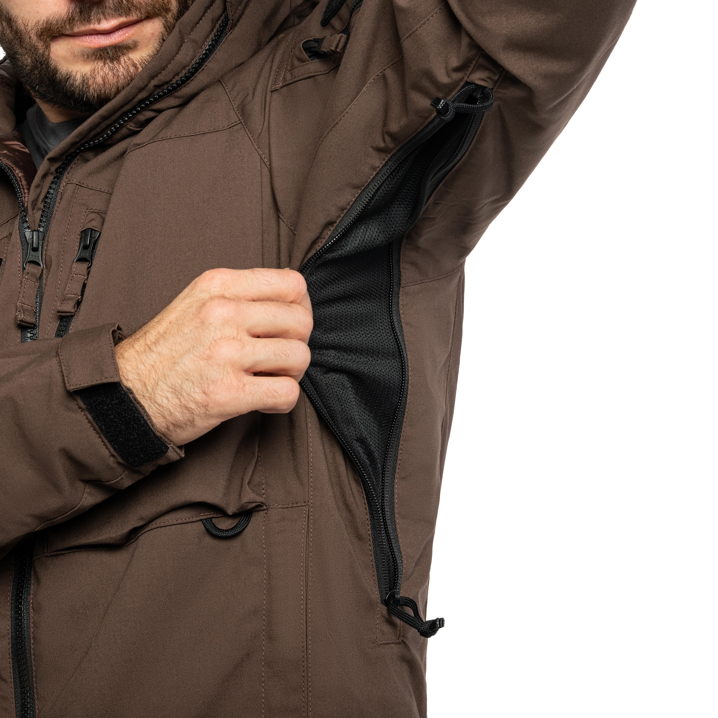 Kurtka Helikon Winter Yukon Duracanvas - Earth Brown