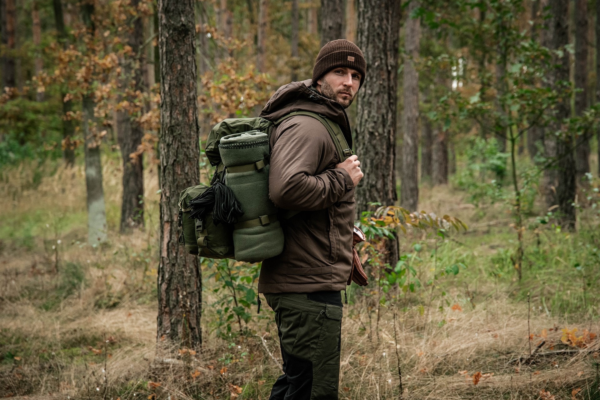 Kurtka Helikon Winter Yukon Duracanvas - Earth Brown