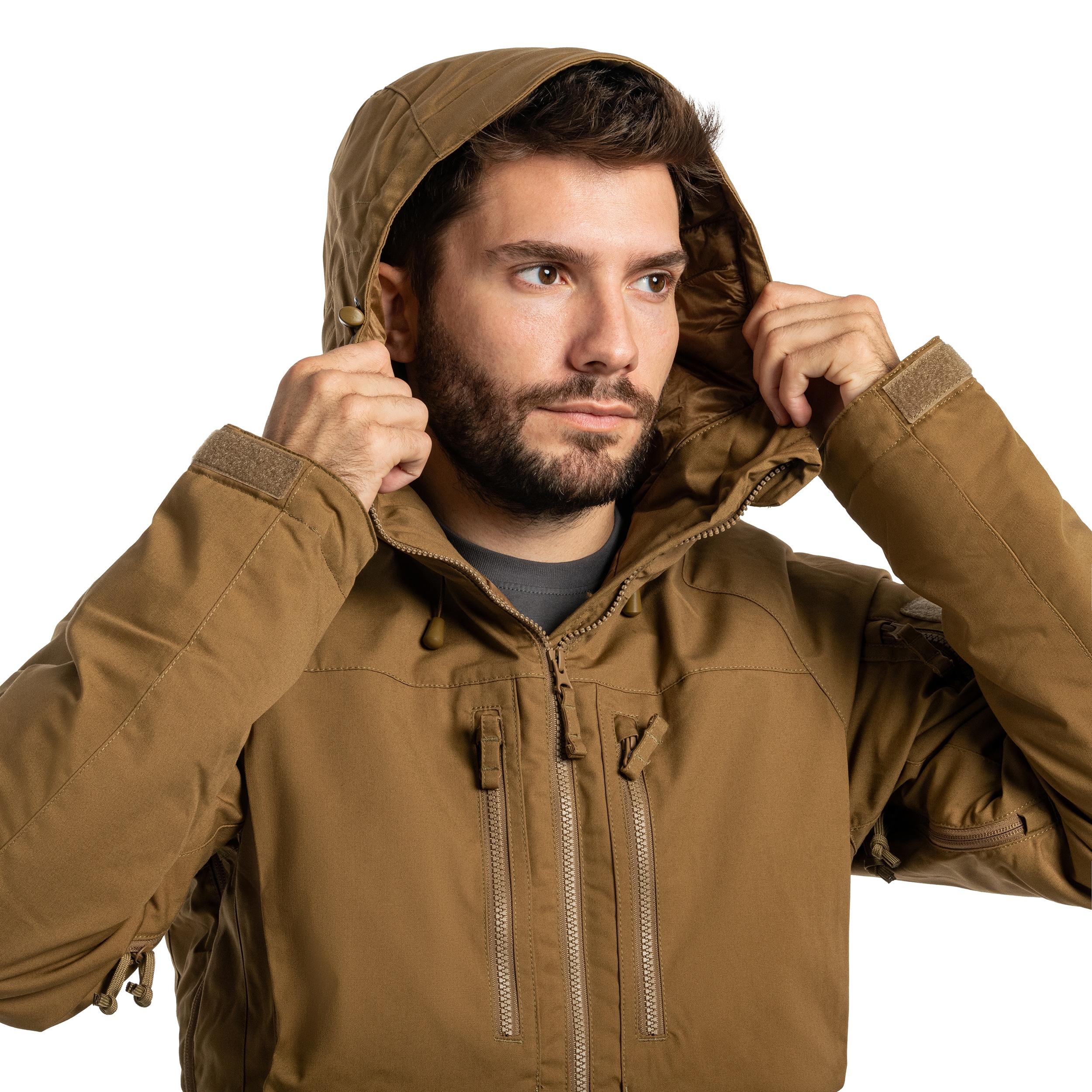 Kurtka Helikon Winter Yukon Duracanvas - Coyote