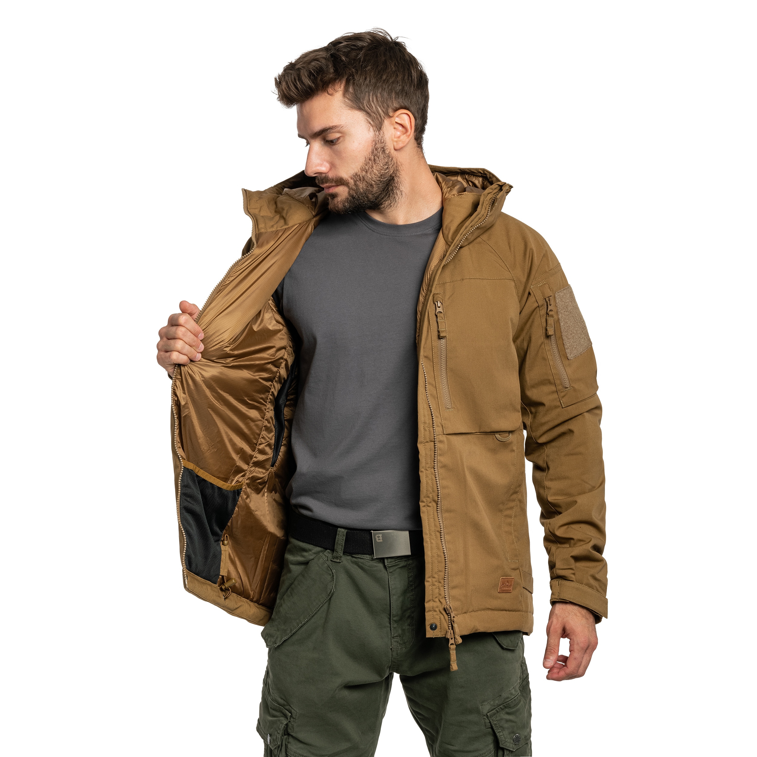 Kurtka Helikon Winter Yukon Duracanvas - Coyote