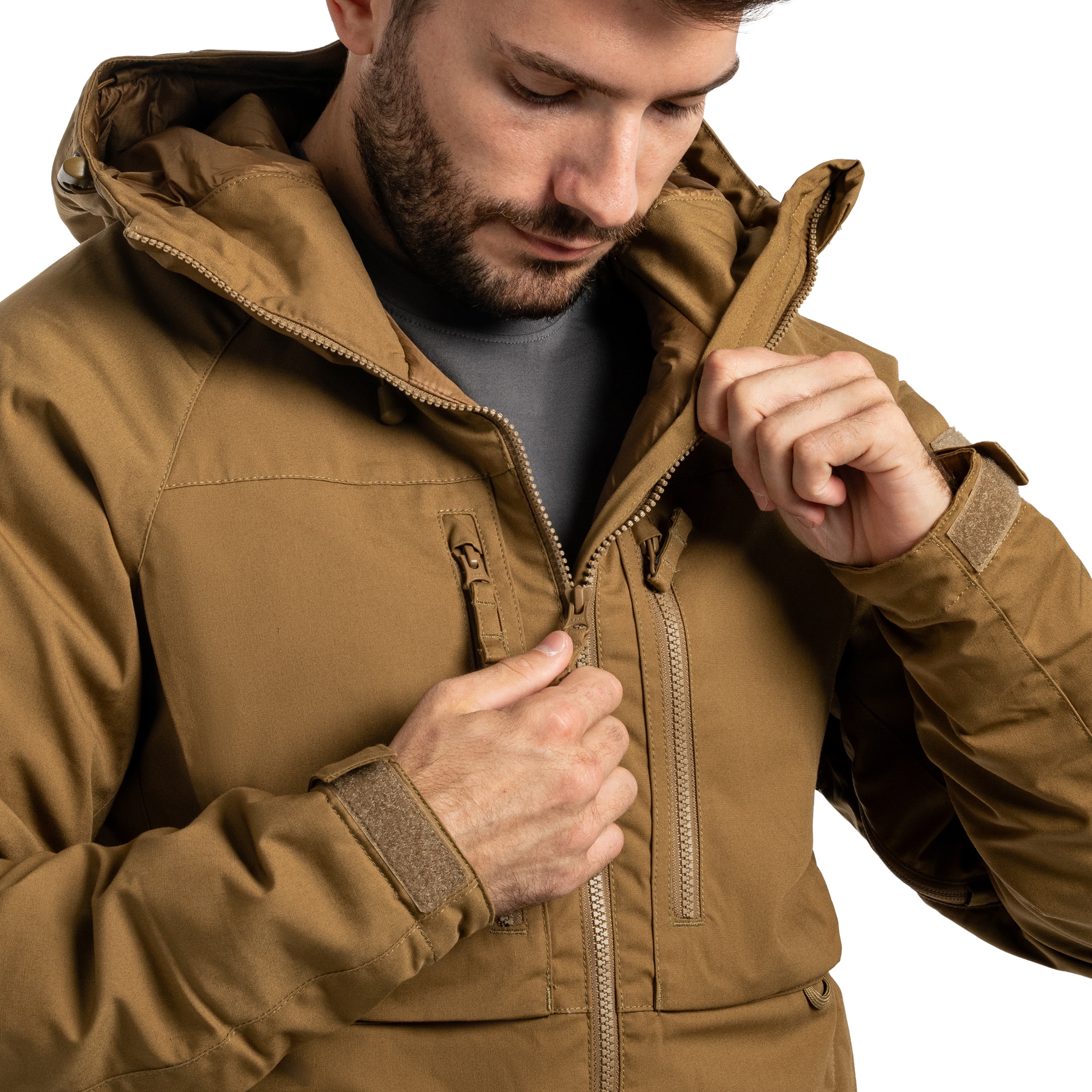 Kurtka Helikon Winter Yukon Duracanvas - Coyote