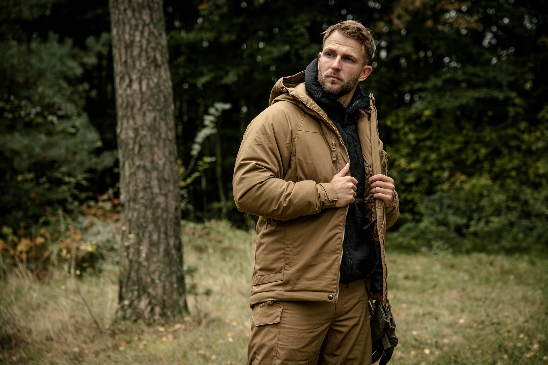 Kurtka Helikon Winter Yukon Duracanvas - Coyote