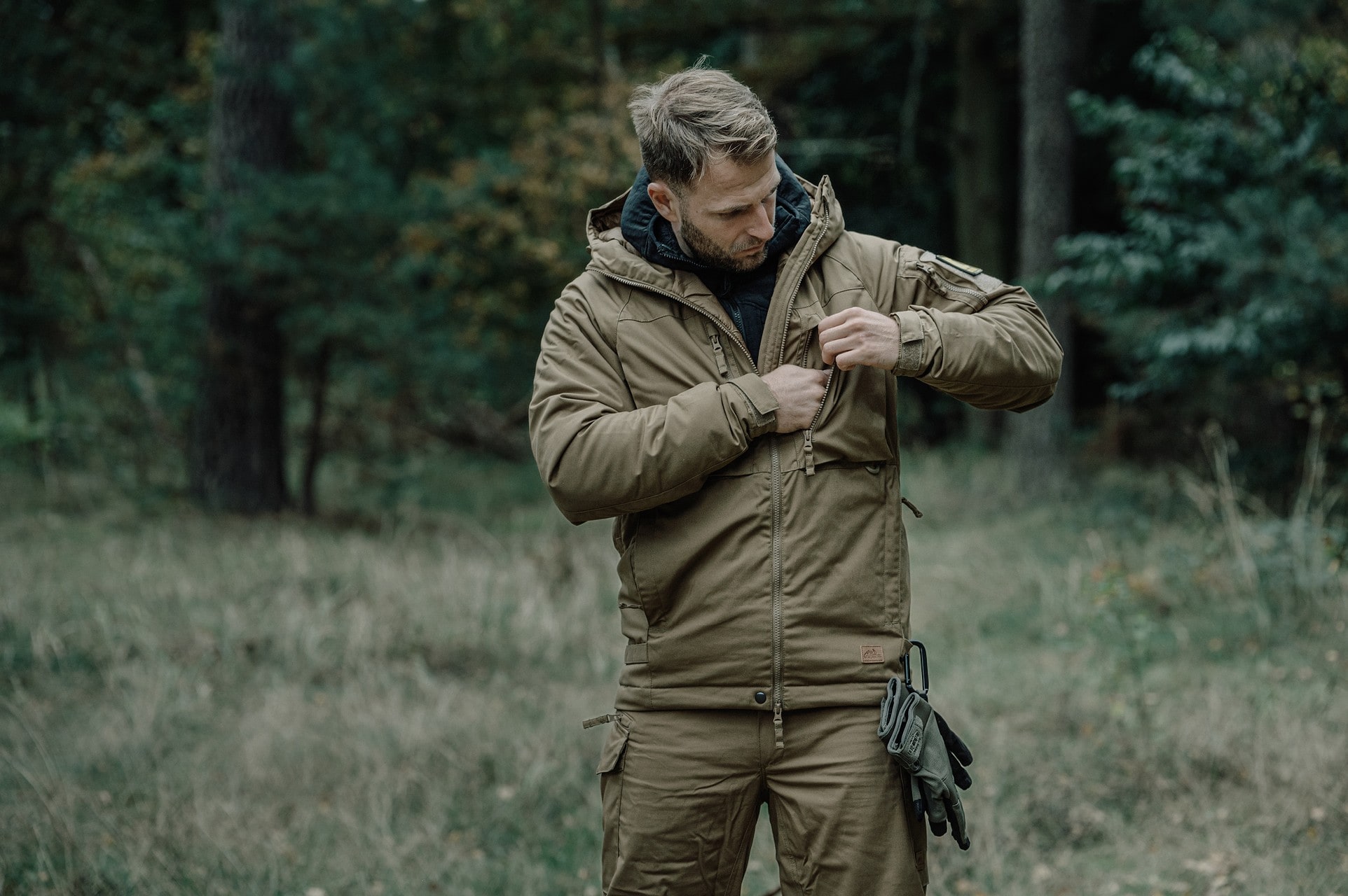 Kurtka Helikon Winter Yukon Duracanvas - Coyote