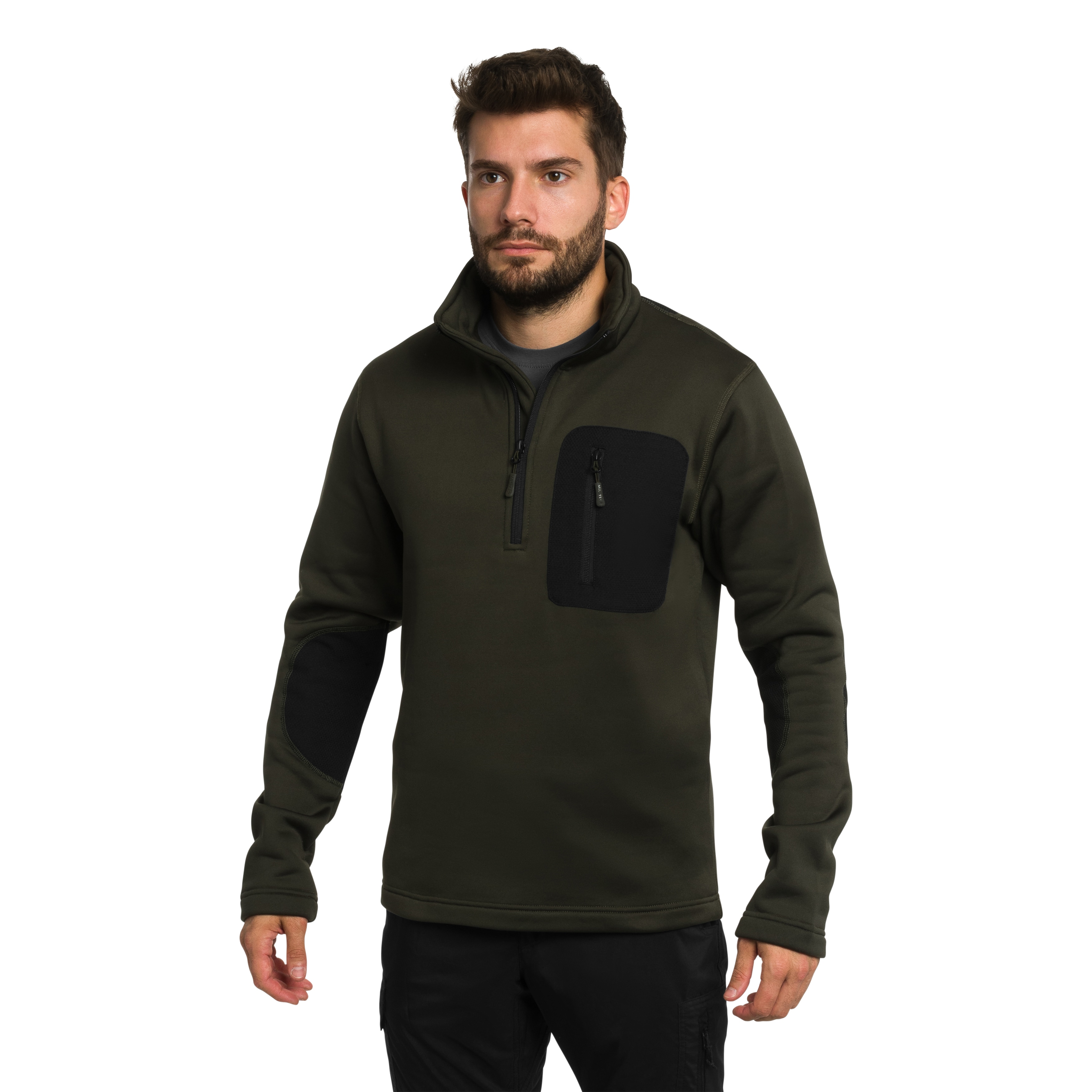 Bluza Mil-Tec Thermo Fleece Zip - Olive