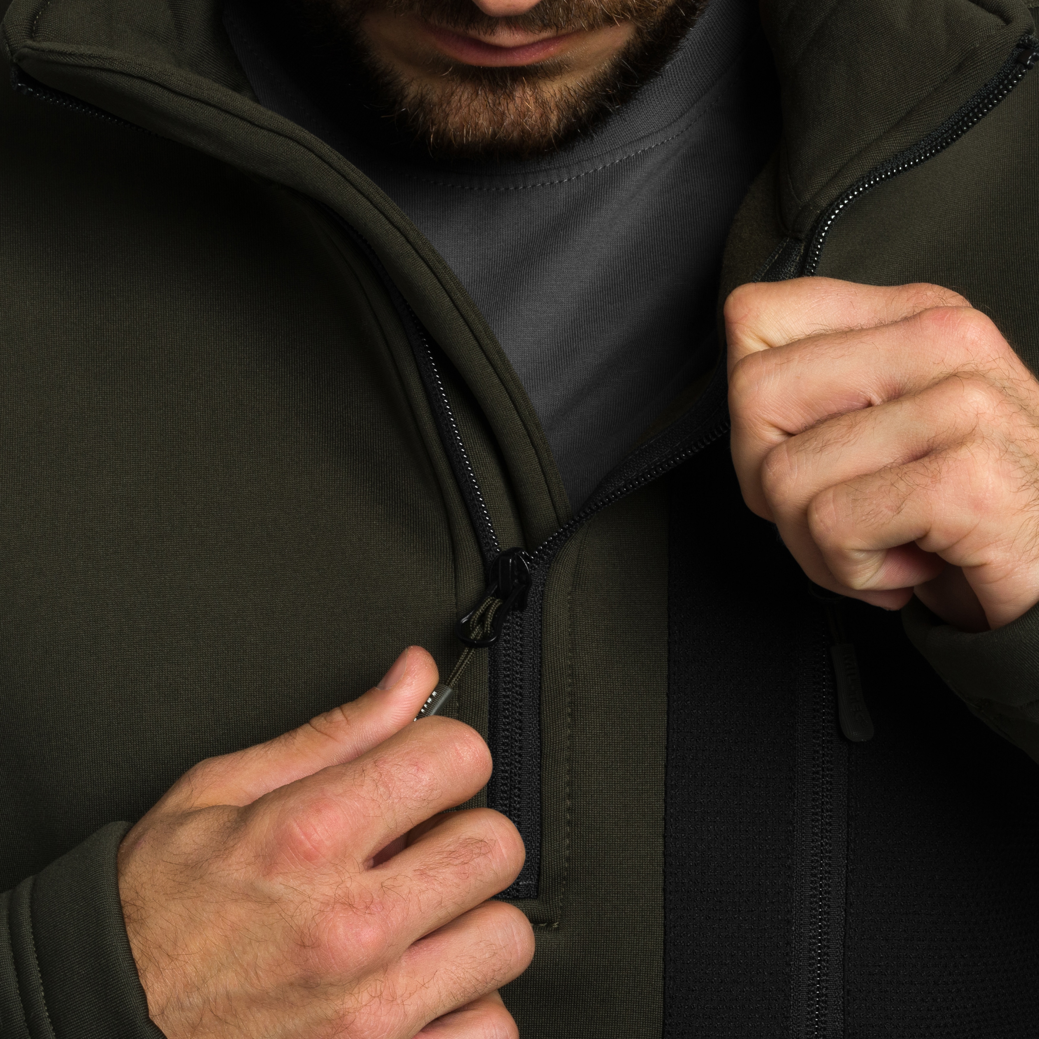 Bluza Mil-Tec Thermo Fleece Zip - Olive