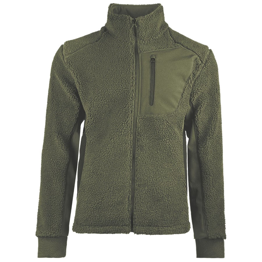 Флісова кофта Mil-Tec Bearforce Cold Weather Teddy-Fleece - Olive