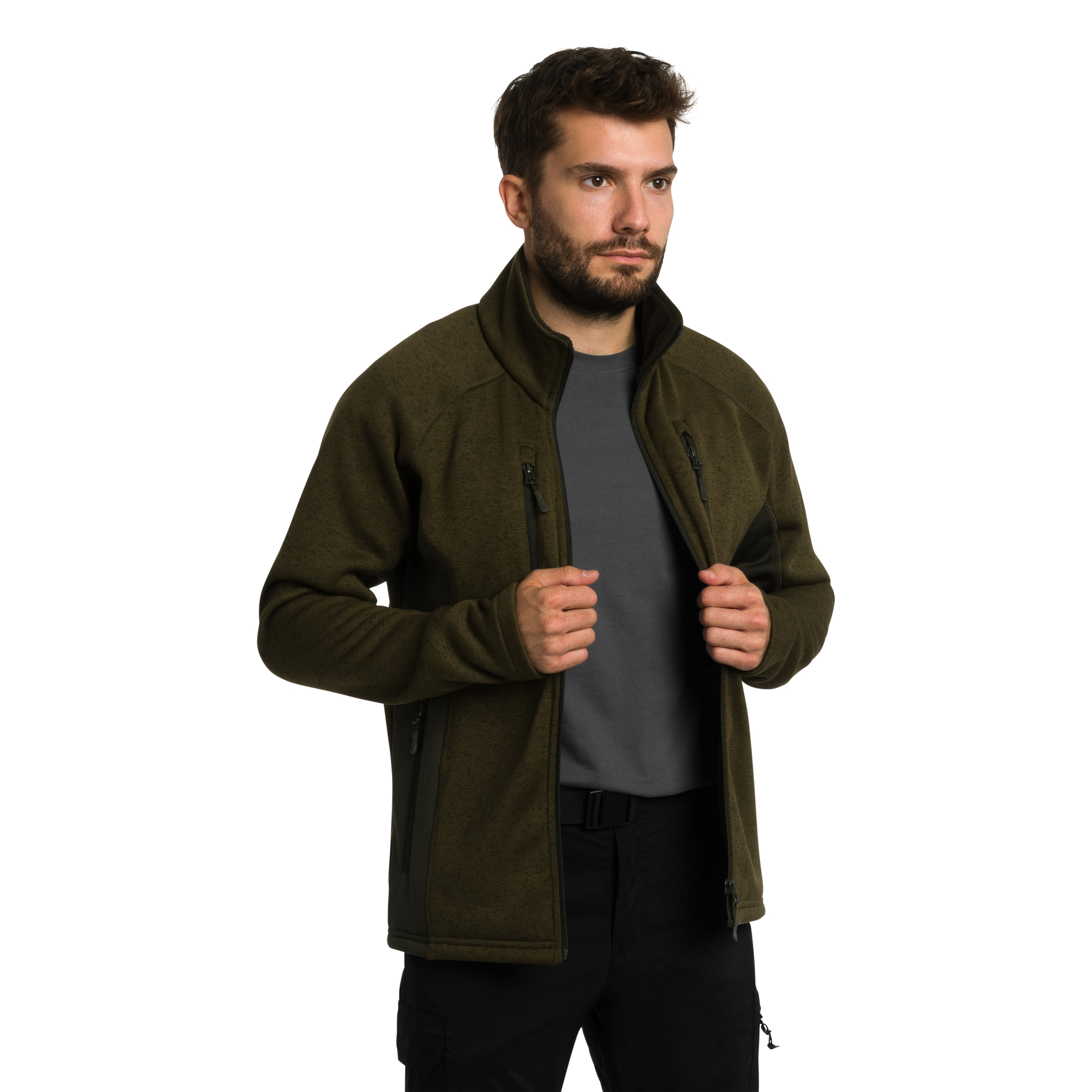 Polar Mil-Tec Outdoor Structure Fleece - Olive