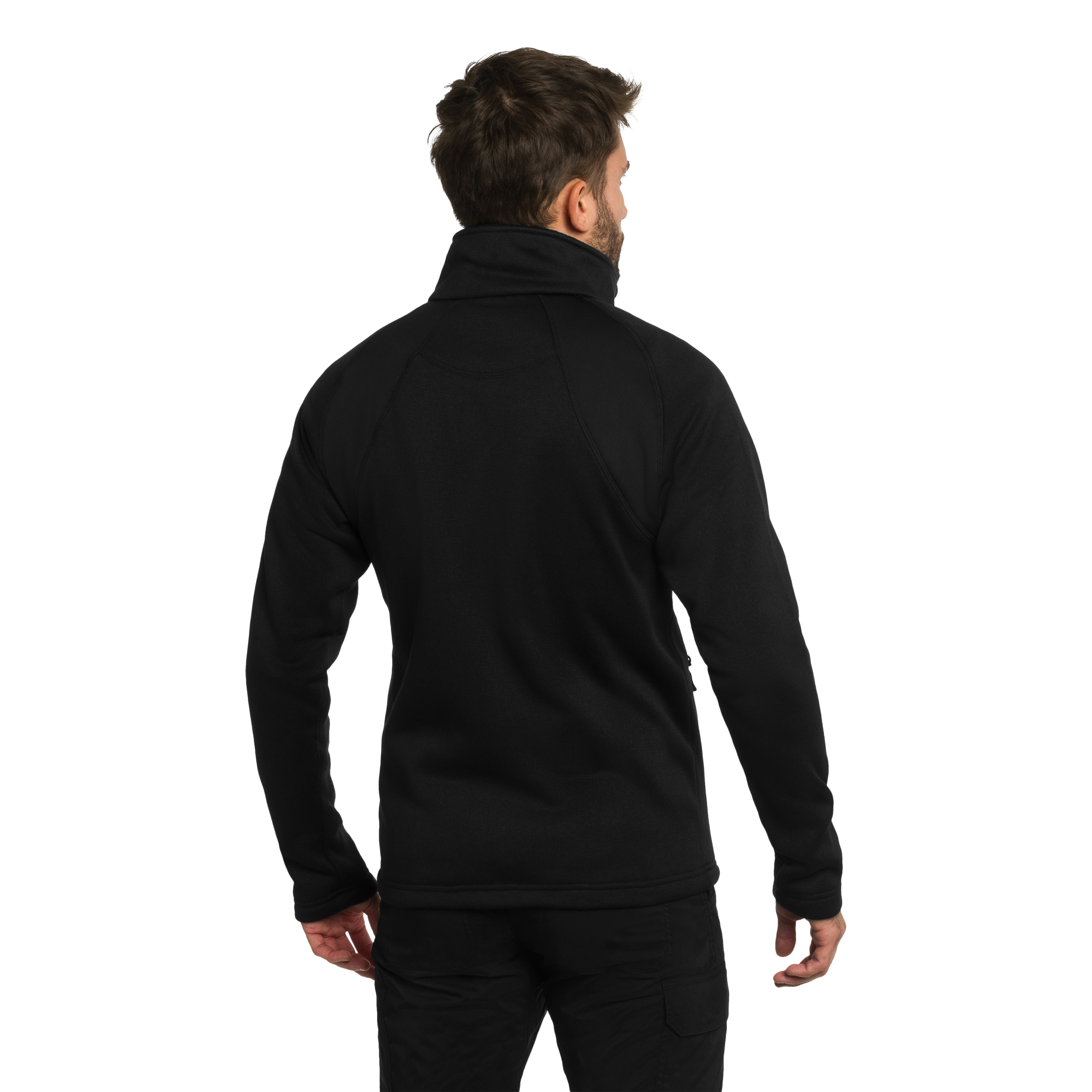Флісова кофта Mil-Tec Outdoor Structure Fleece - Black