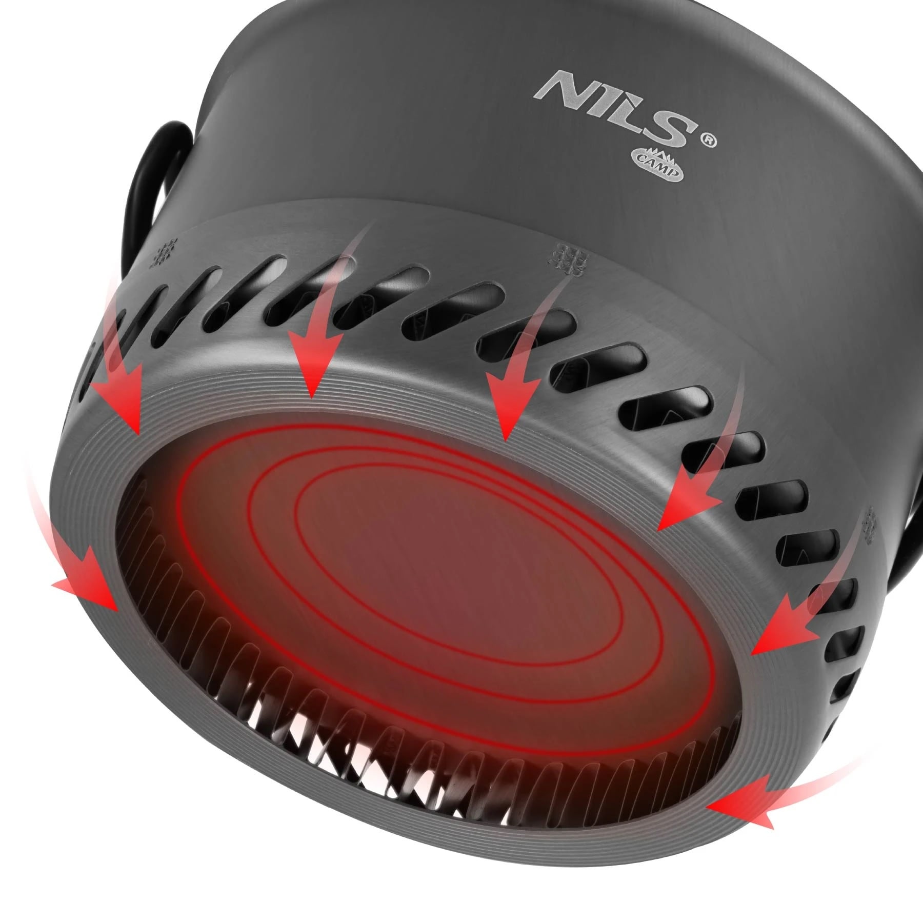 Туристична каструля з радіатором Nils Camp NC4203 - 1 л