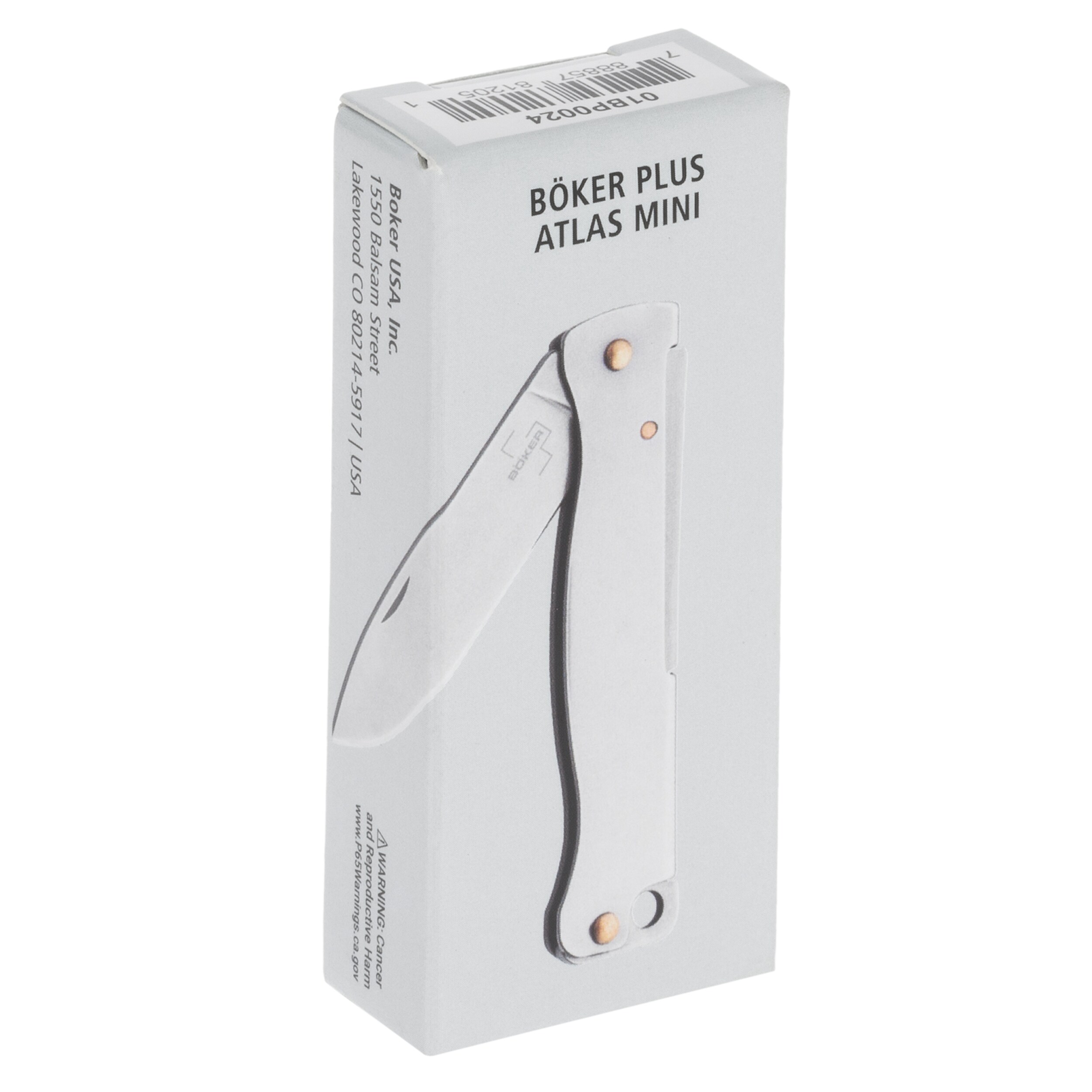 Nóż składany Boker Plus Atlas Mini - Silver