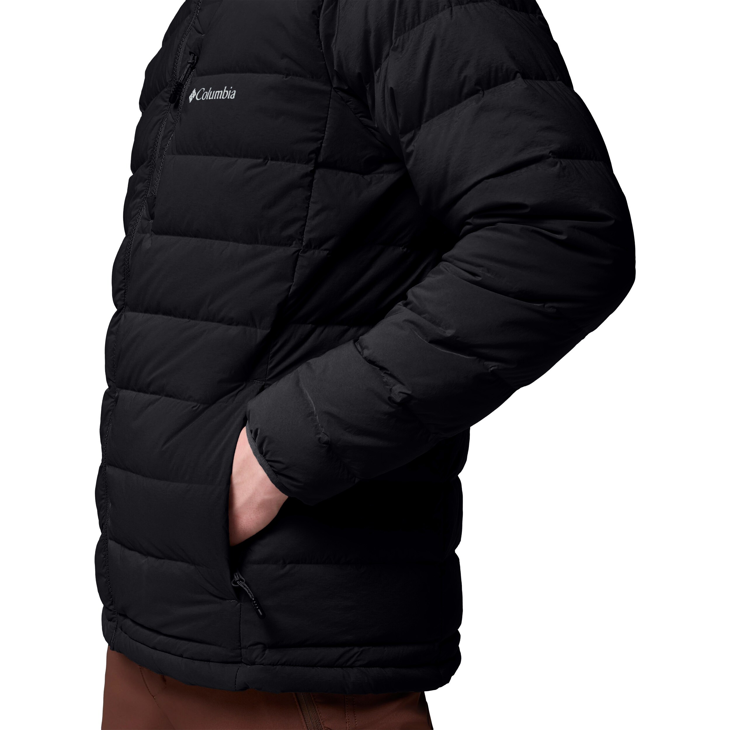 Kurtka Columbia Drift Peak Stretch Down Hooded - Black