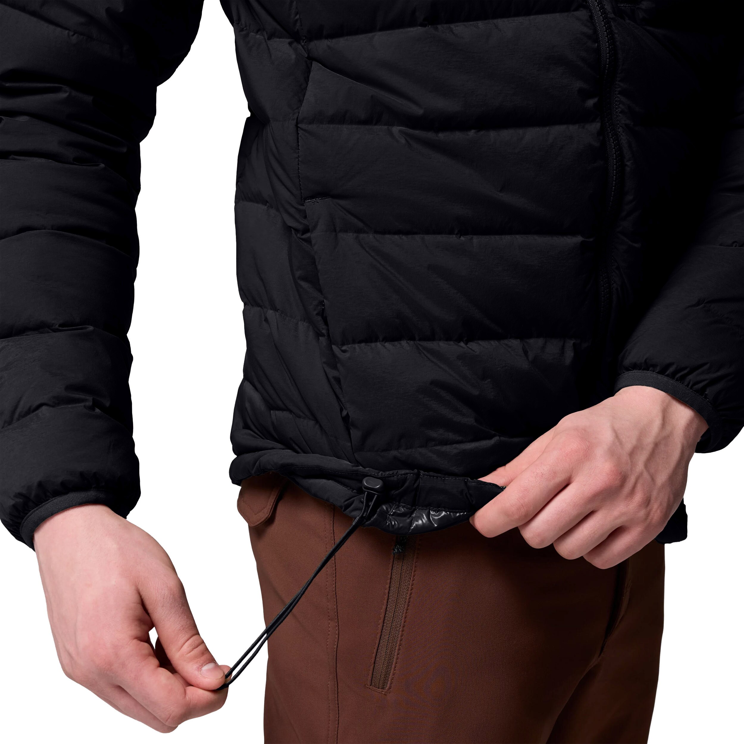 Kurtka Columbia Drift Peak Stretch Down Hooded - Black
