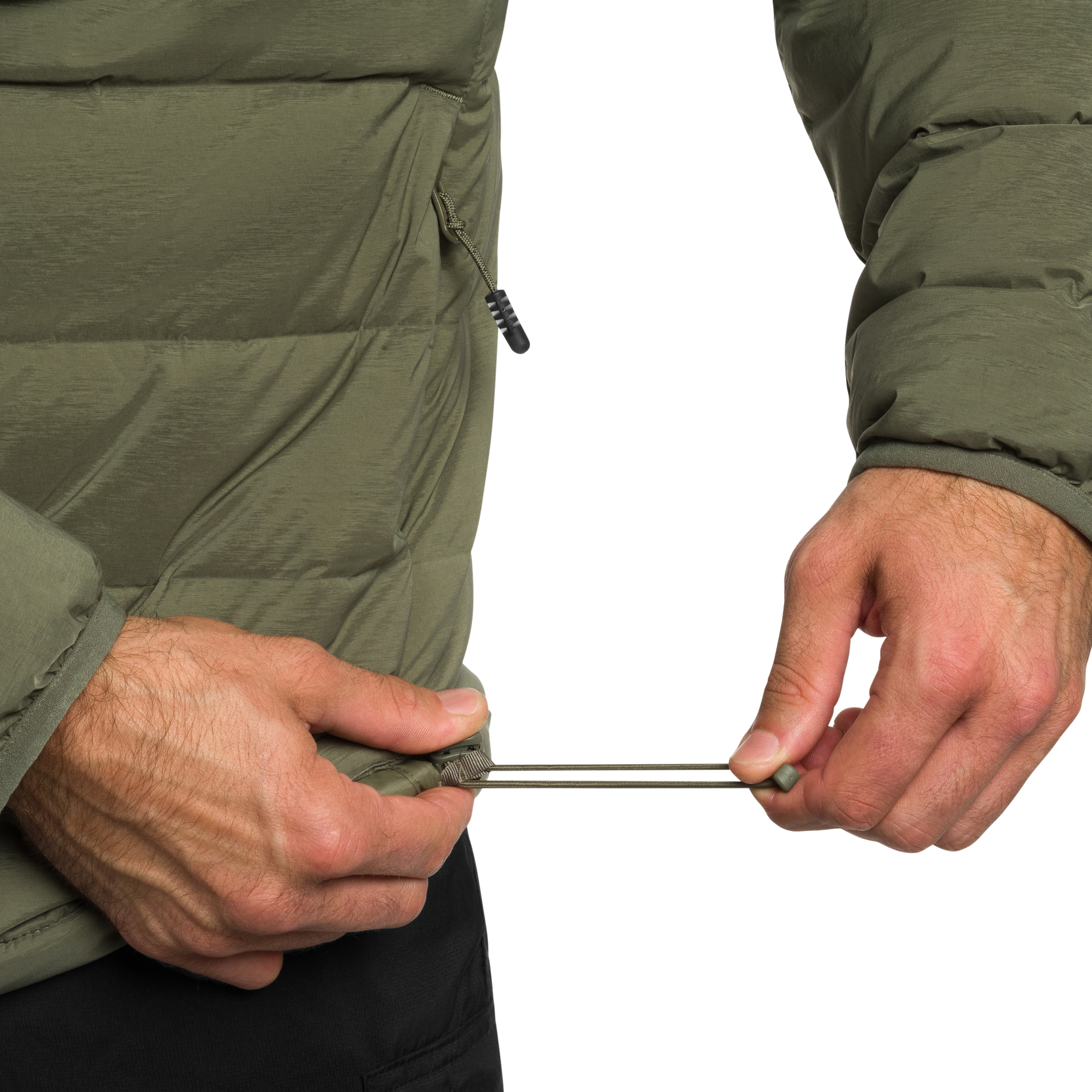 Kurtka Columbia Drift Peak Stretch Down Hooded - Stone Green