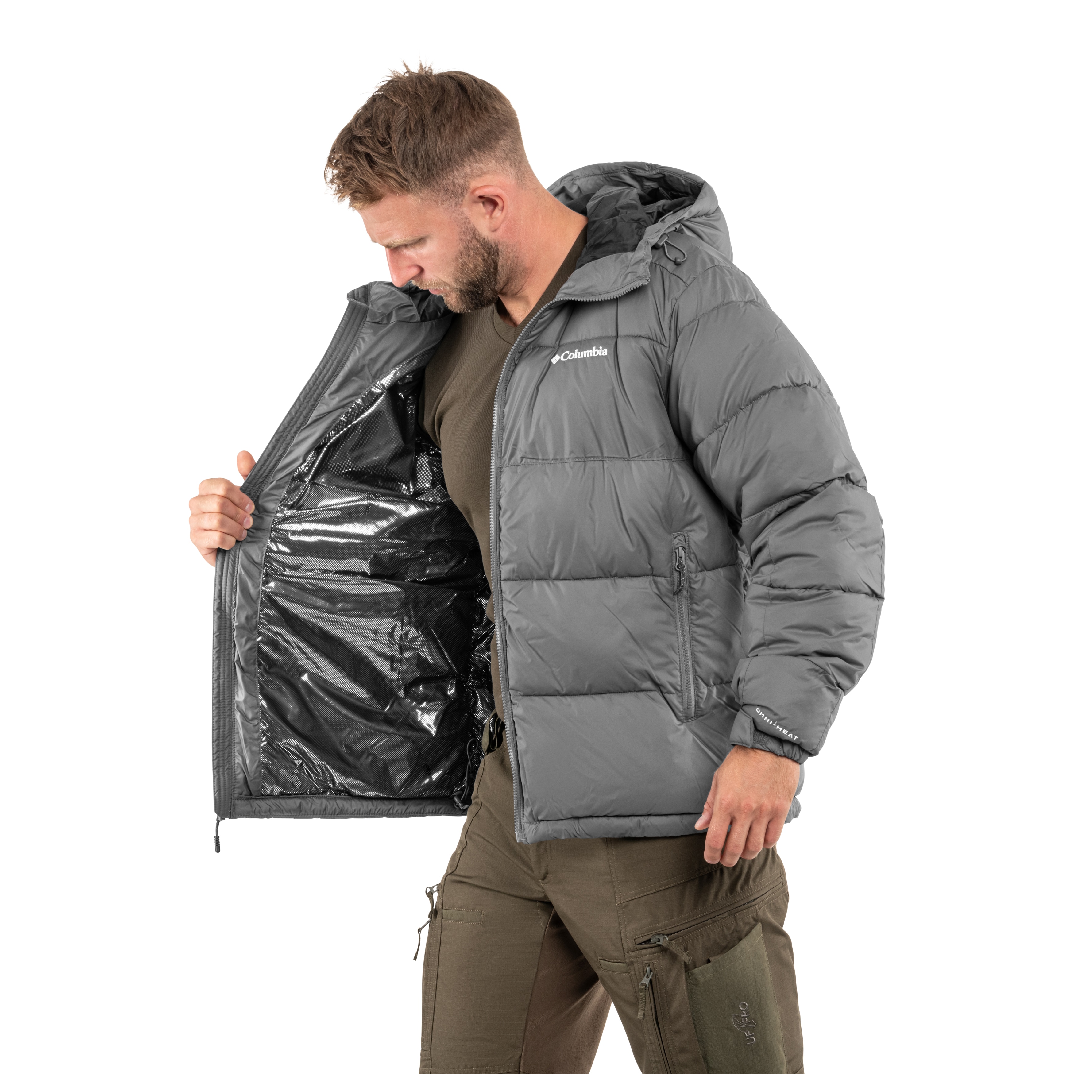 Kurtka Columbia Pike Lake II Hooded Jacket v25 - City Grey