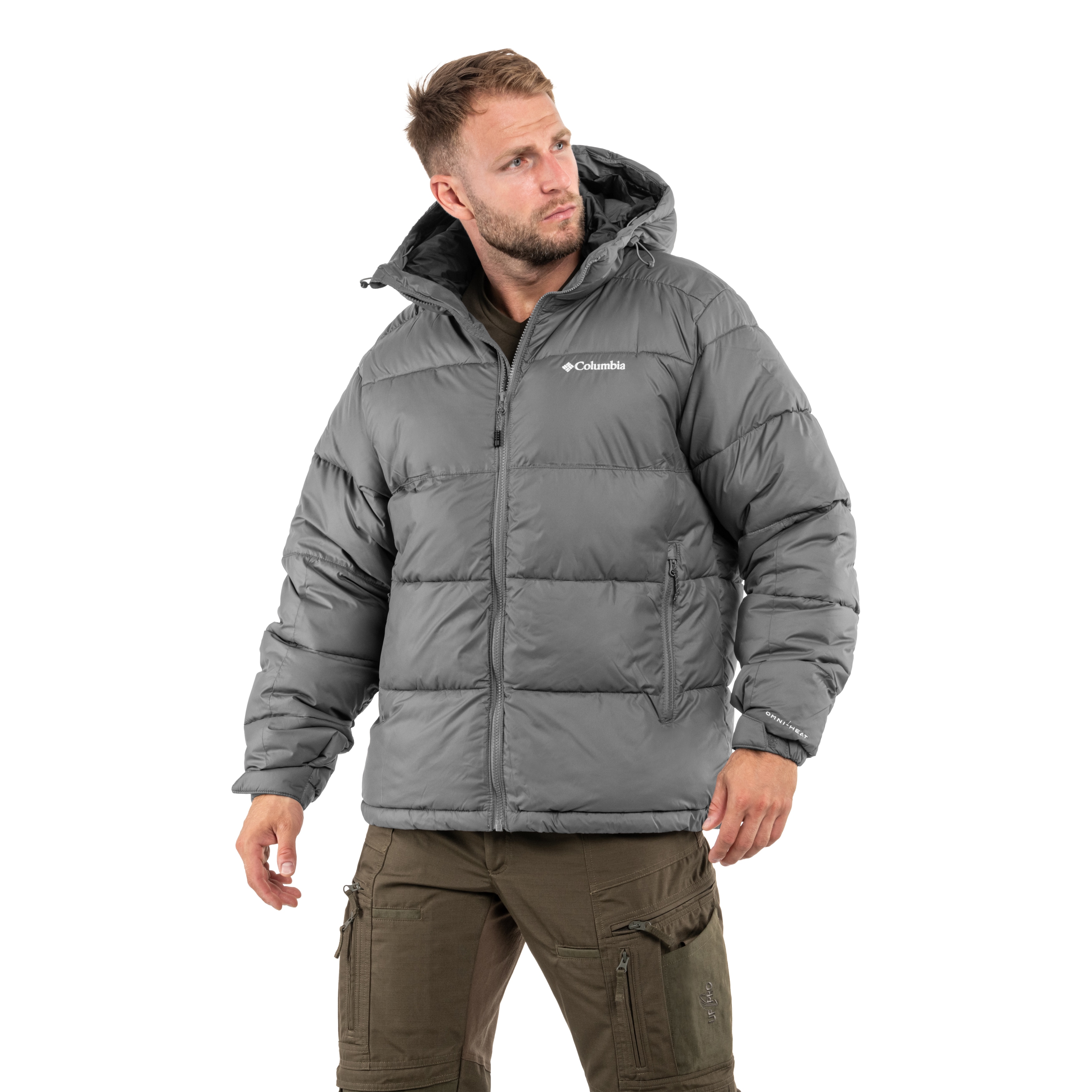 Kurtka Columbia Pike Lake II Hooded Jacket v25 - City Grey