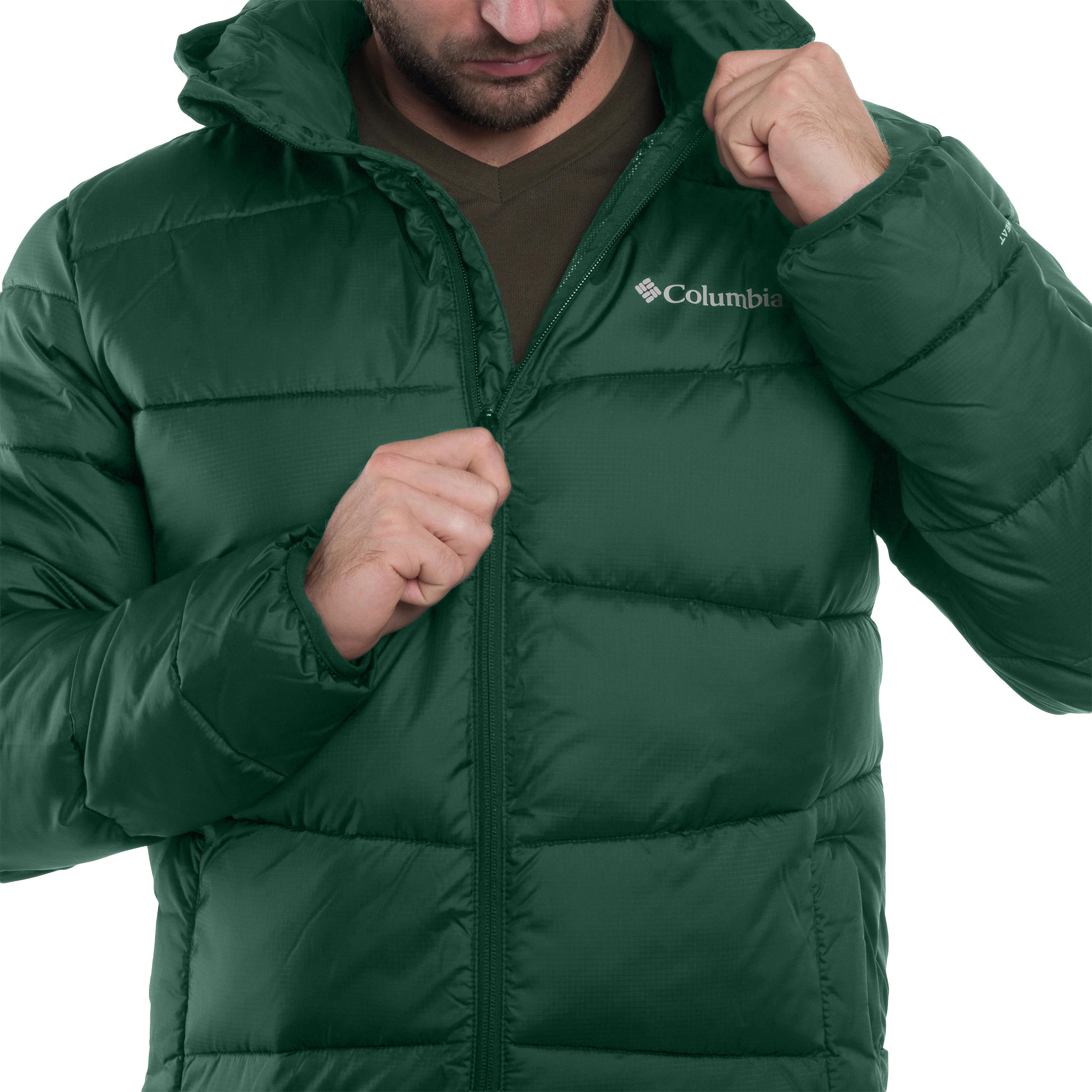 Kurtka Columbia Fivemile Butte II Hooded - Rain Forest