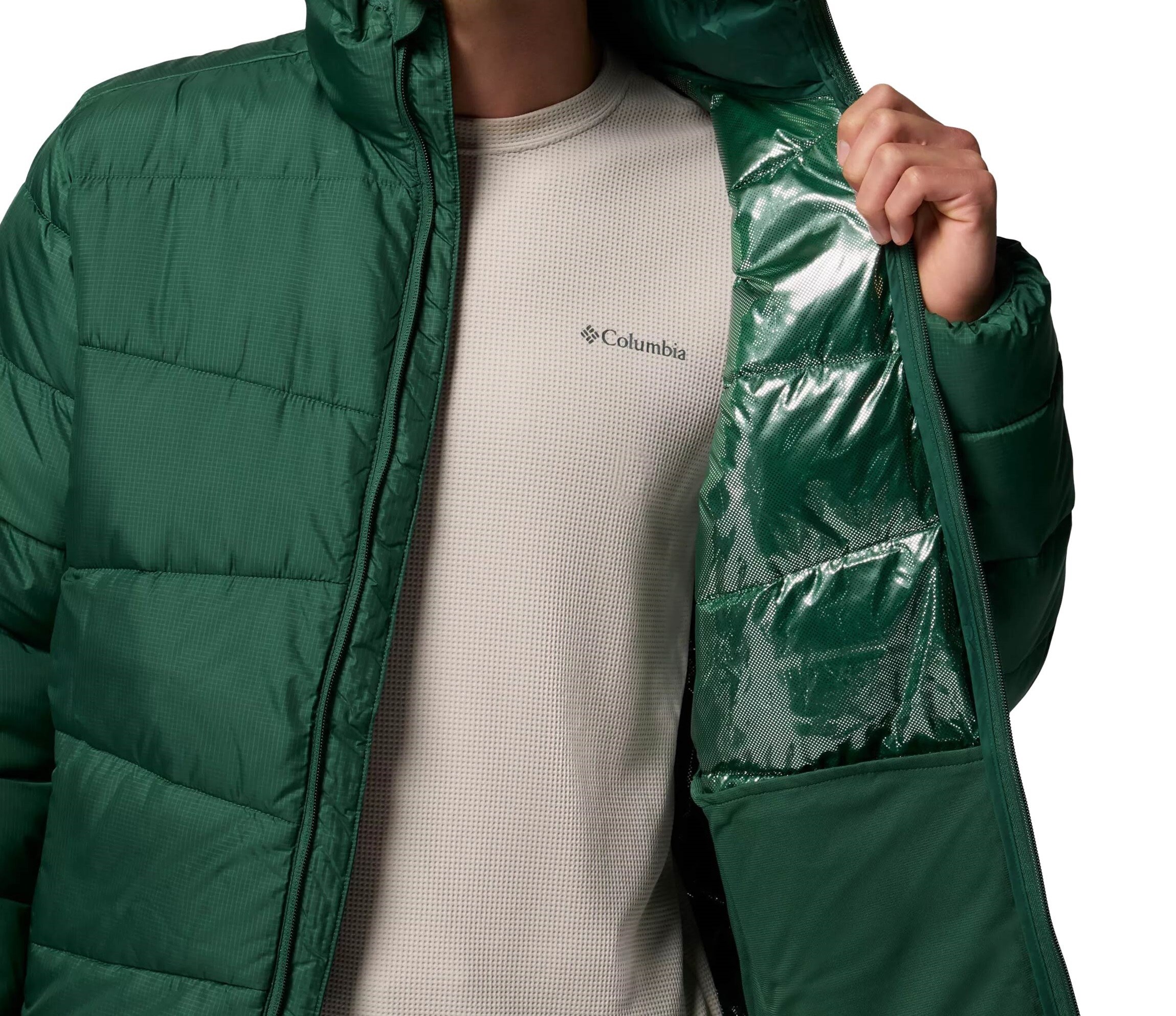 Kurtka Columbia Fivemile Butte II Hooded - Rain Forest